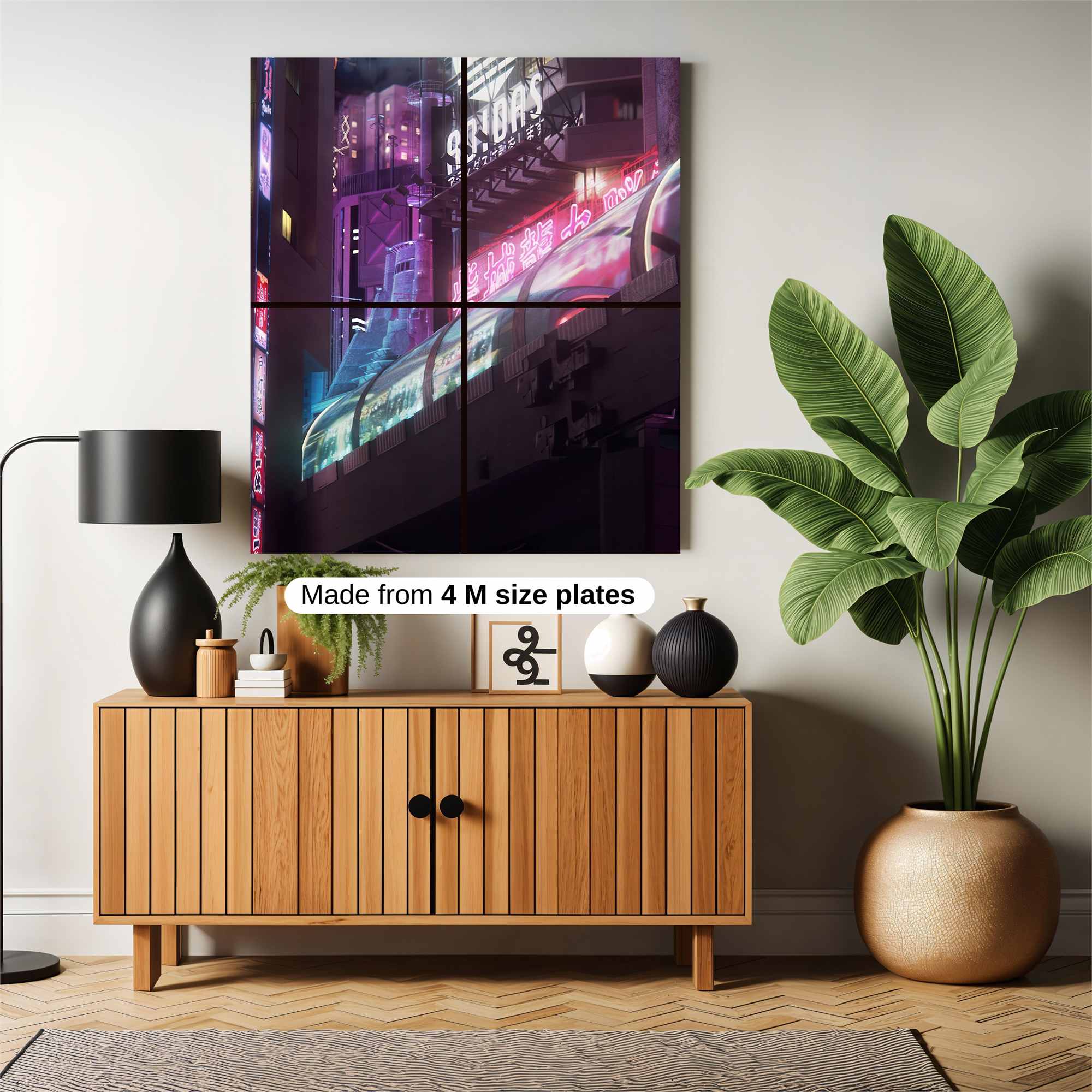 Neon Pulse Safe Wall Magnetic / M