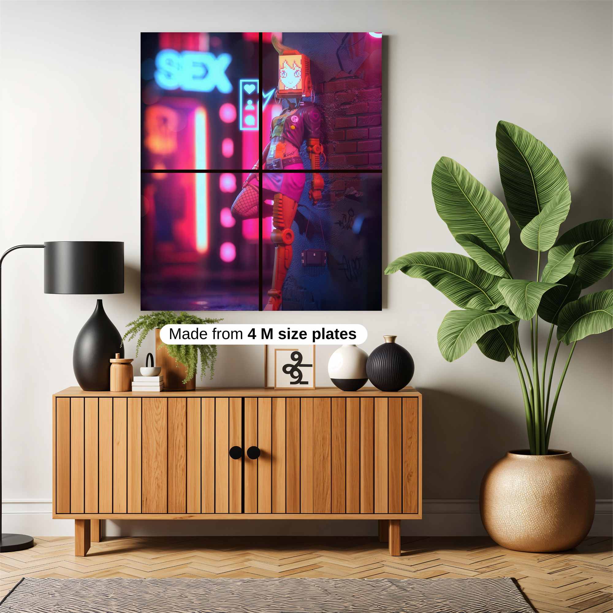 Cyberpunk Seductive Safe Wall Magnetic / M