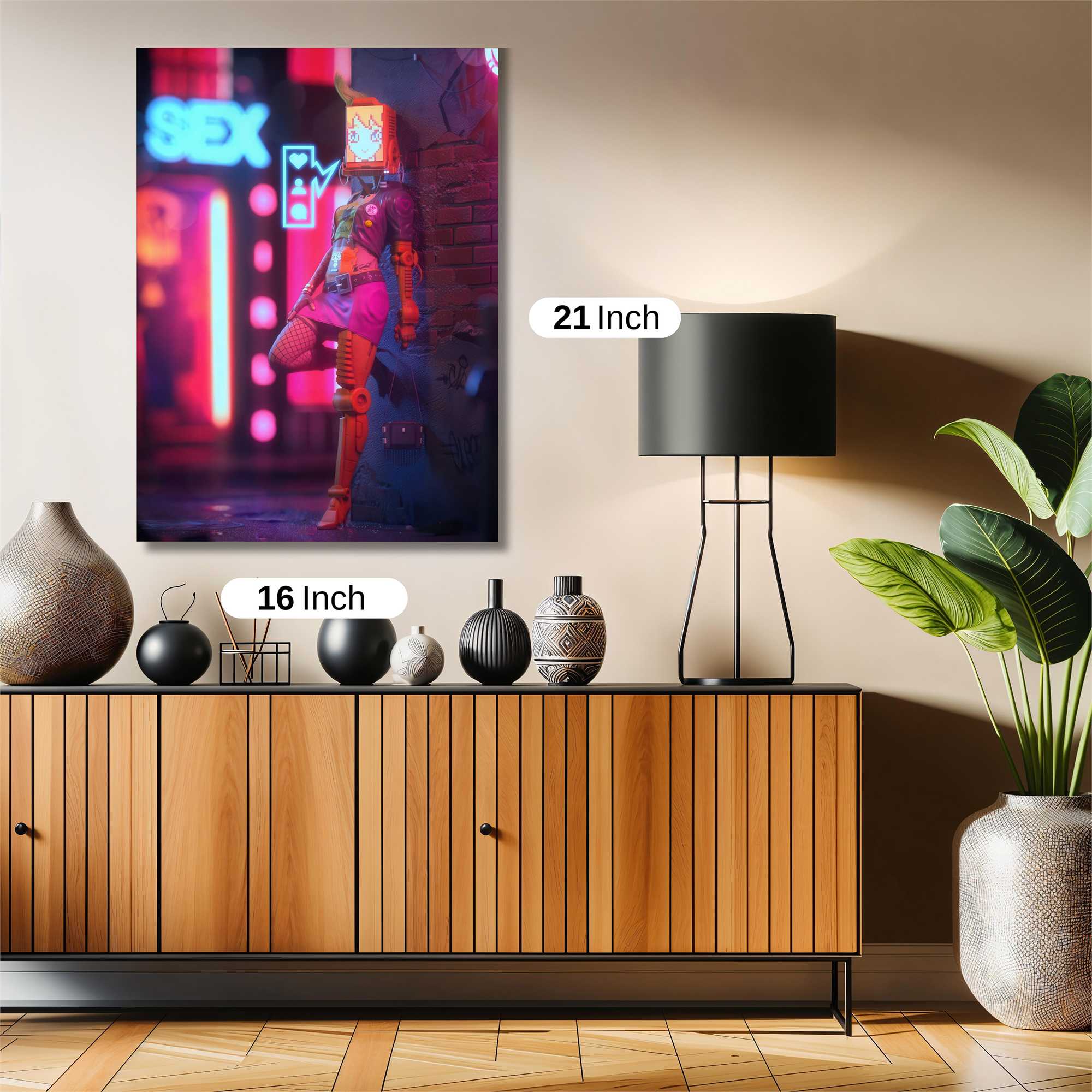 Cyberpunk Seductive Safe Wall Magnetic / M