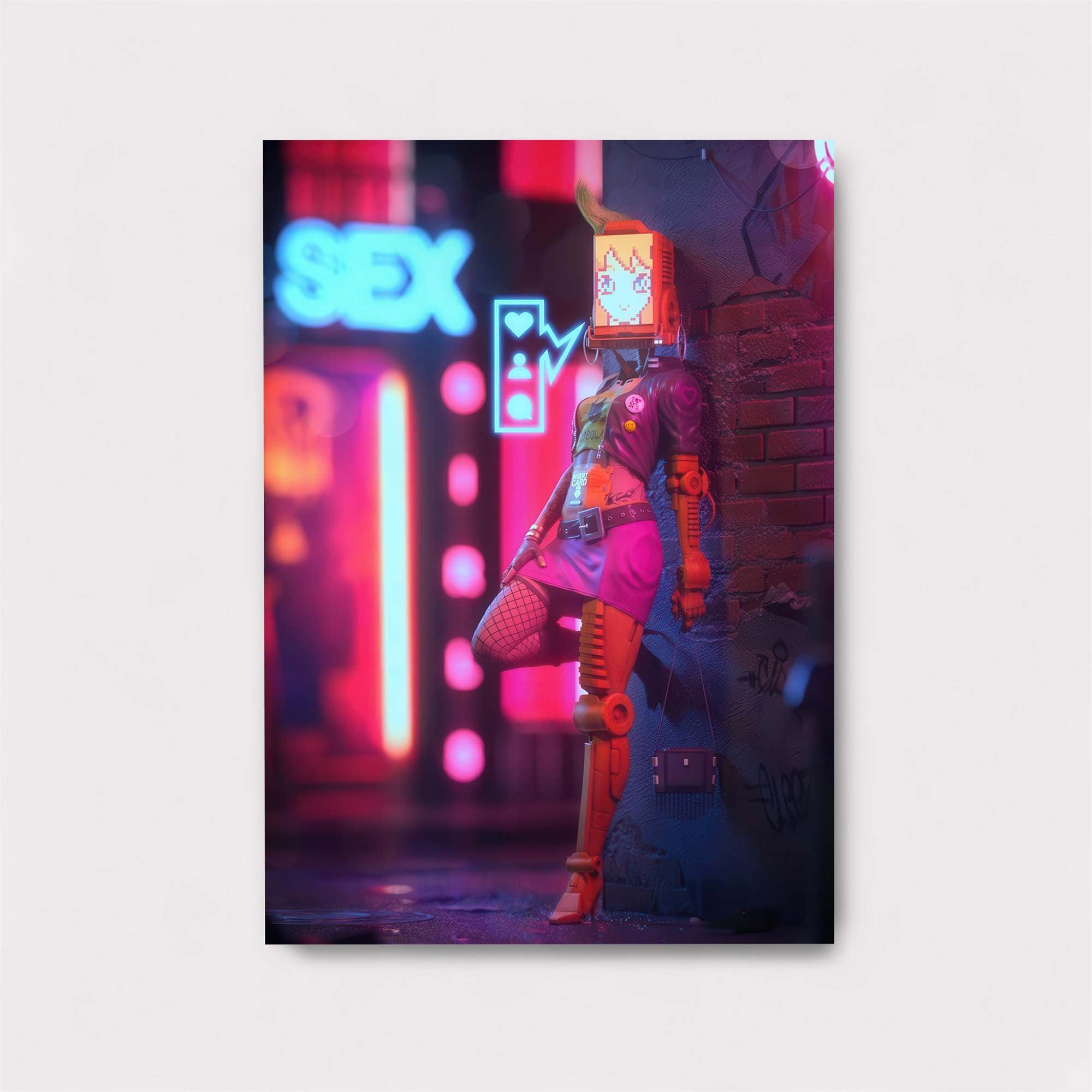 Cyberpunk Seductive Safe Wall Magnetic / M