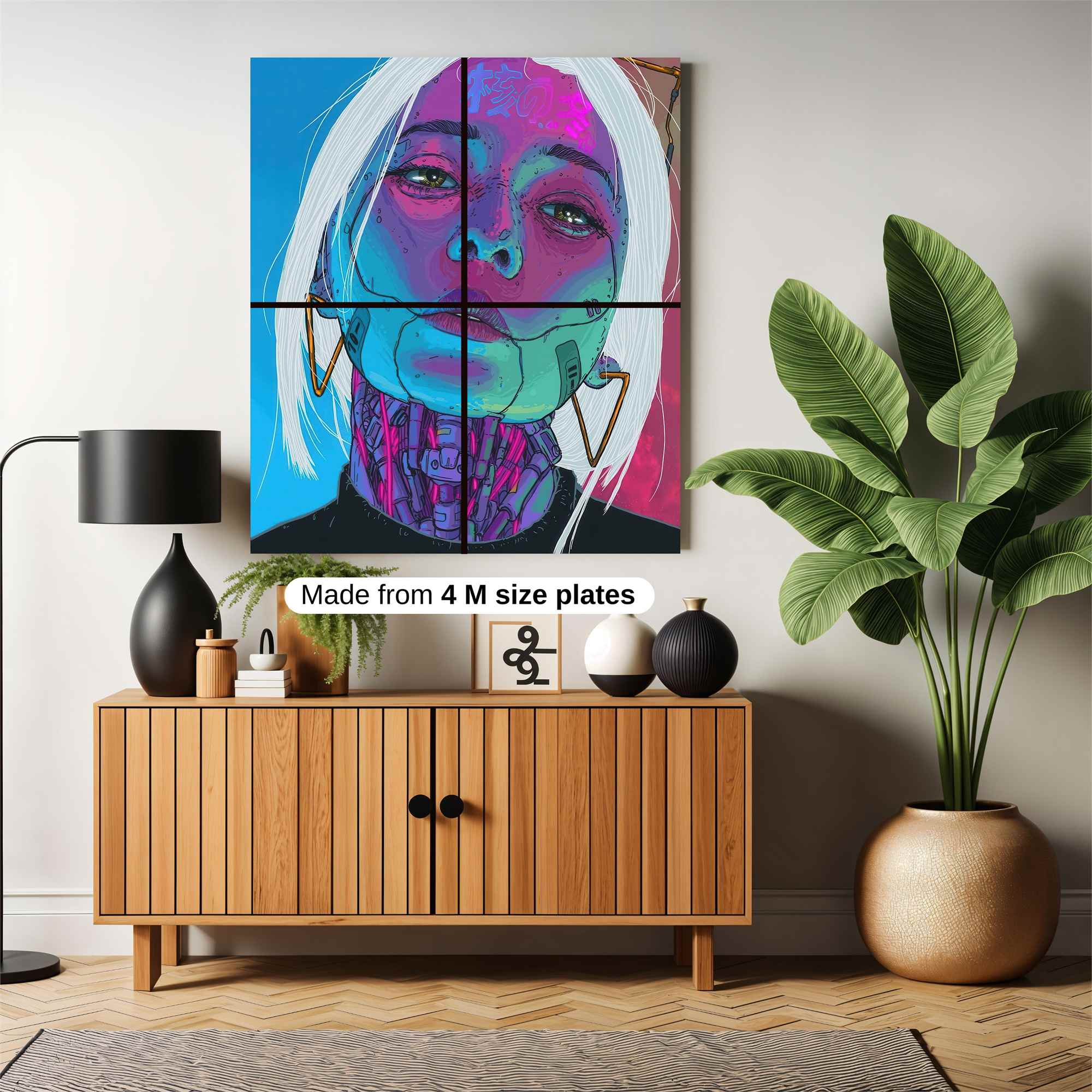 Cyber Serenity Safe Wall Magnetic / M