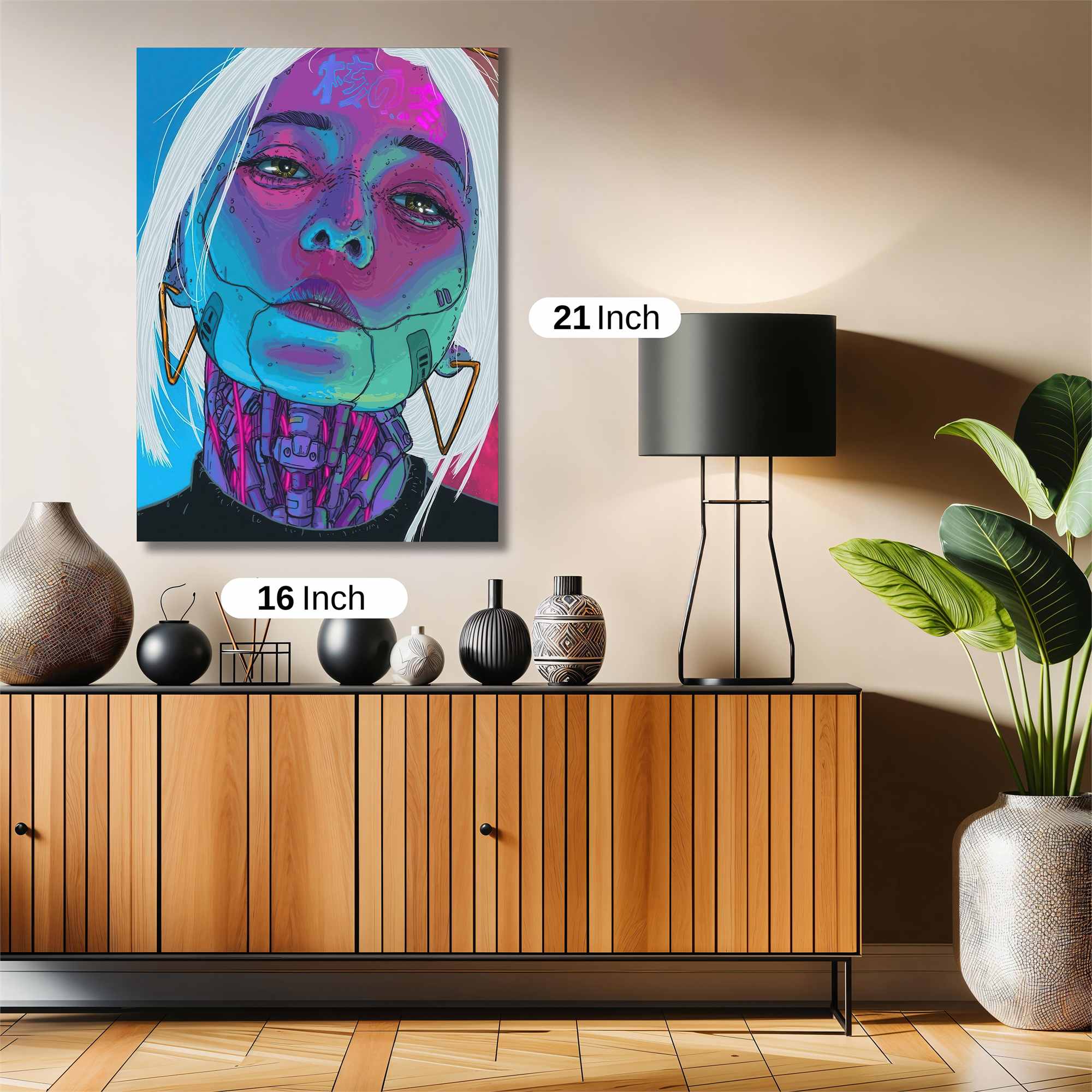 Cyber Serenity Safe Wall Magnetic / M