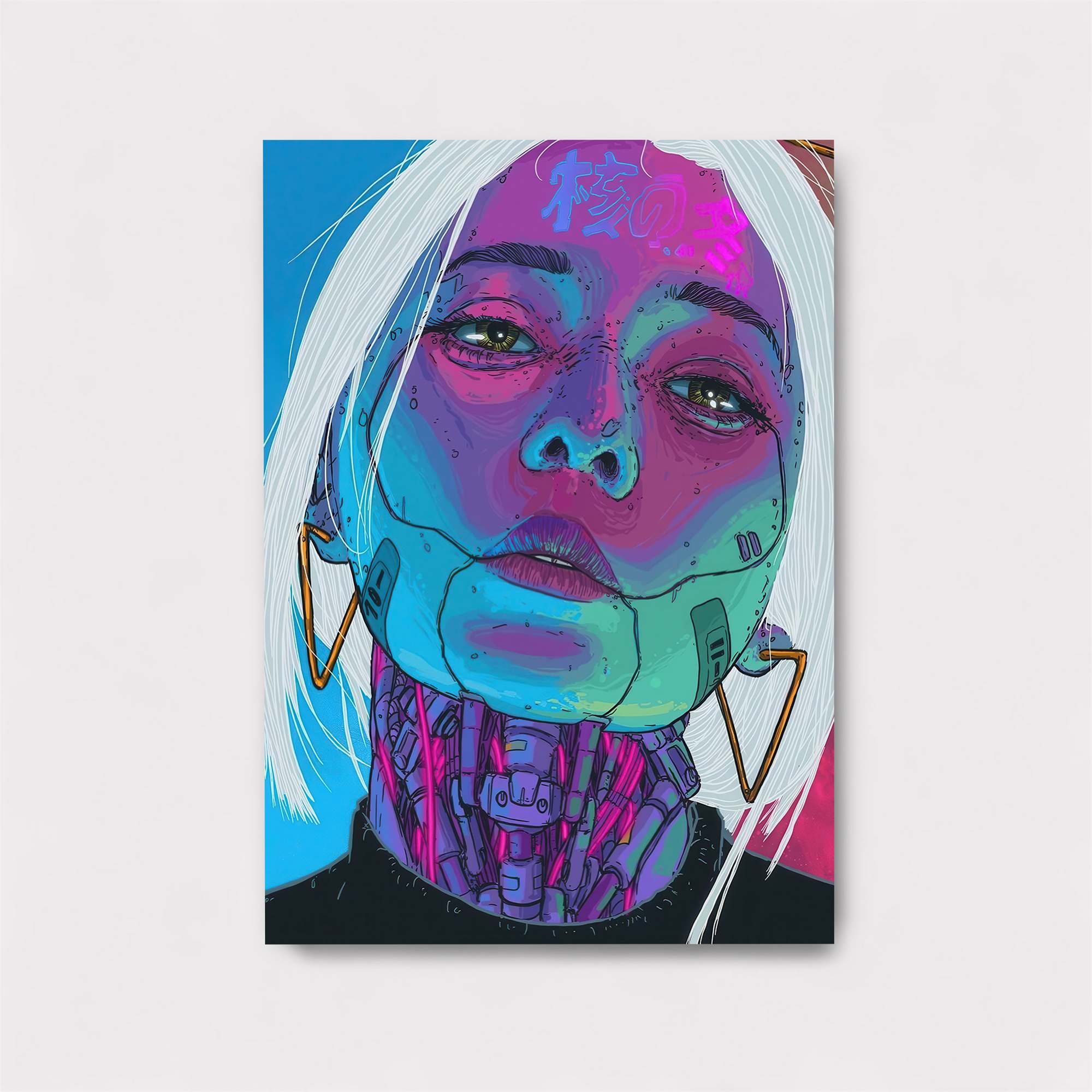 Cyber Serenity Safe Wall Magnetic / M