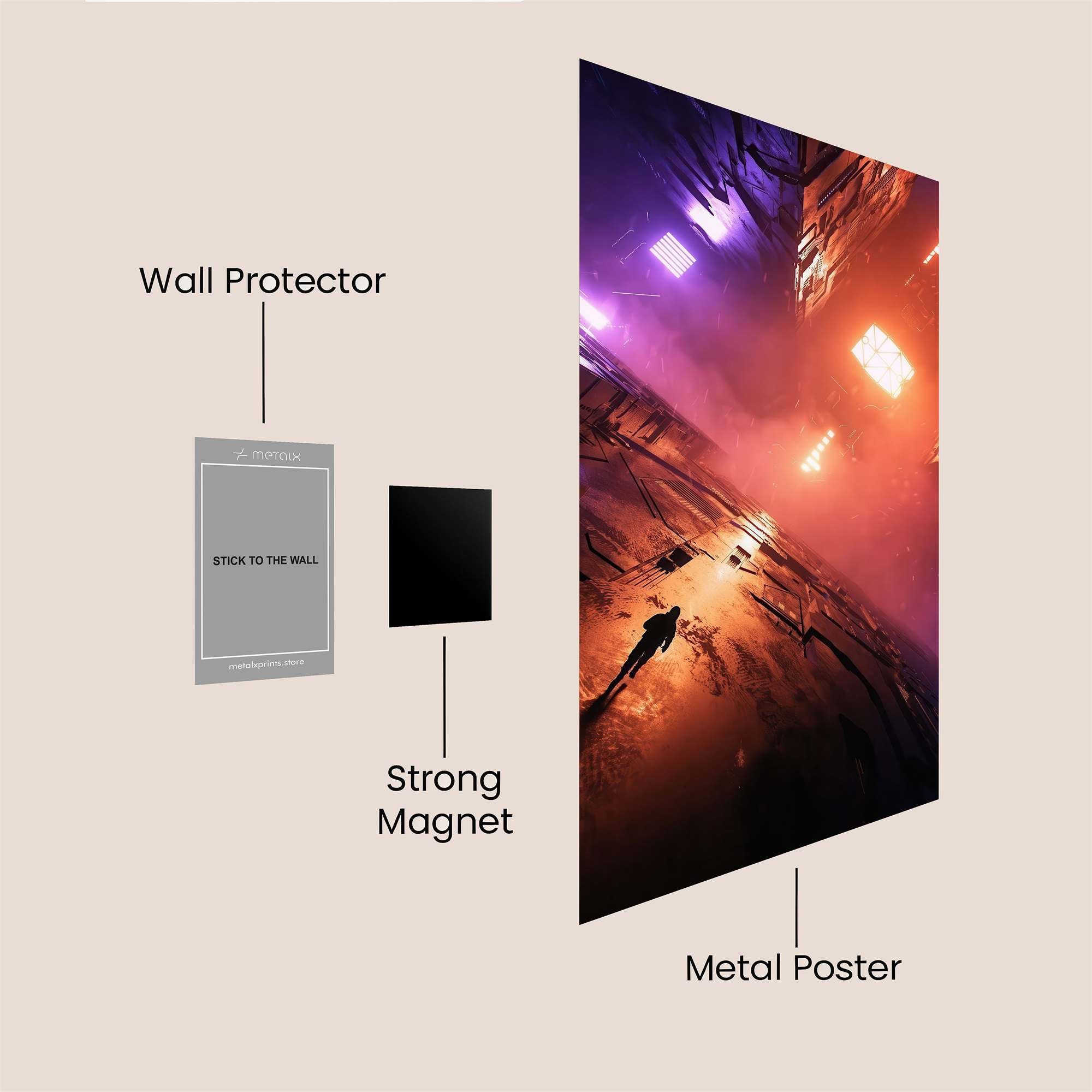 Neon Odyssey Safe Wall Magnetic / M