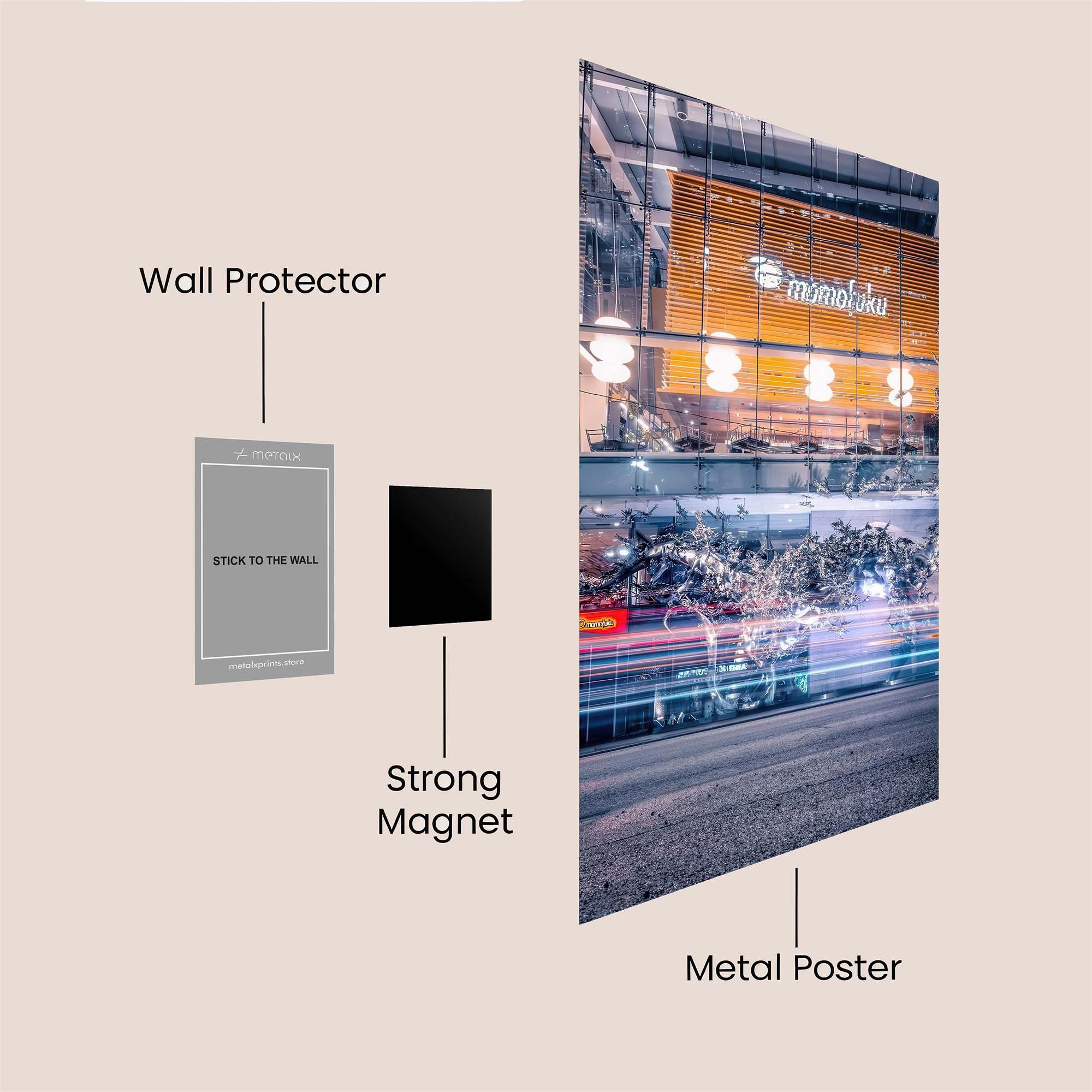 Momofuku Vibrant Safe Wall Magnetic / M