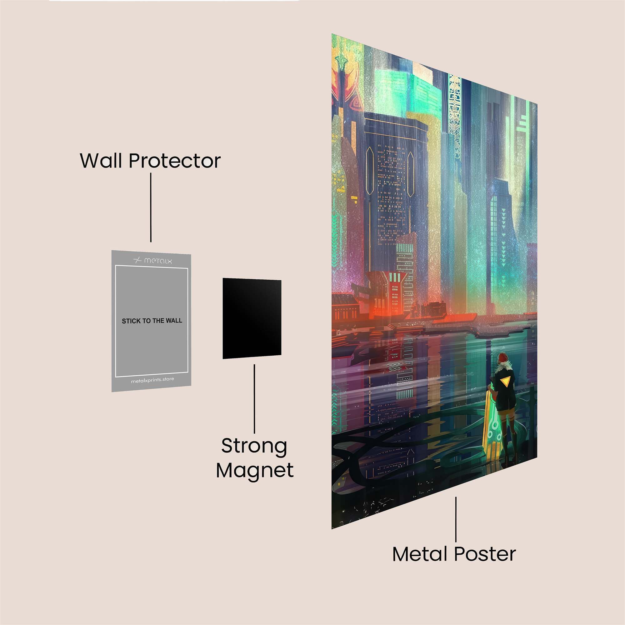 Cyberpunk Serenity Safe Wall Magnetic / M