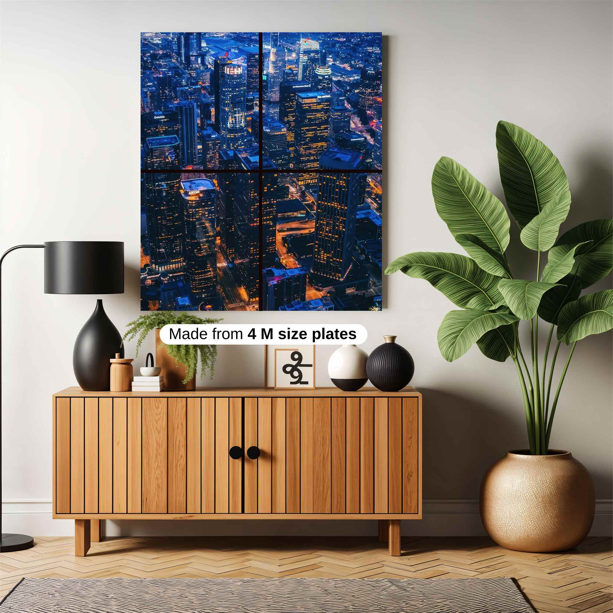Cityscape Serenity Safe Wall Magnetic / M