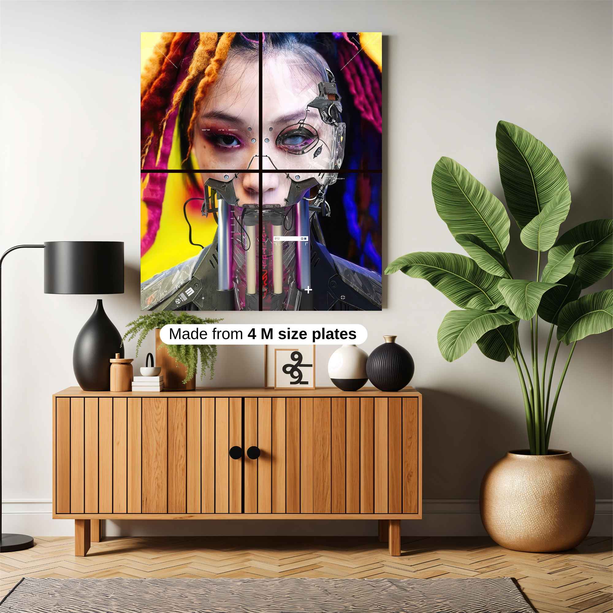 Cyberpunk Fusion Safe Wall Magnetic / M