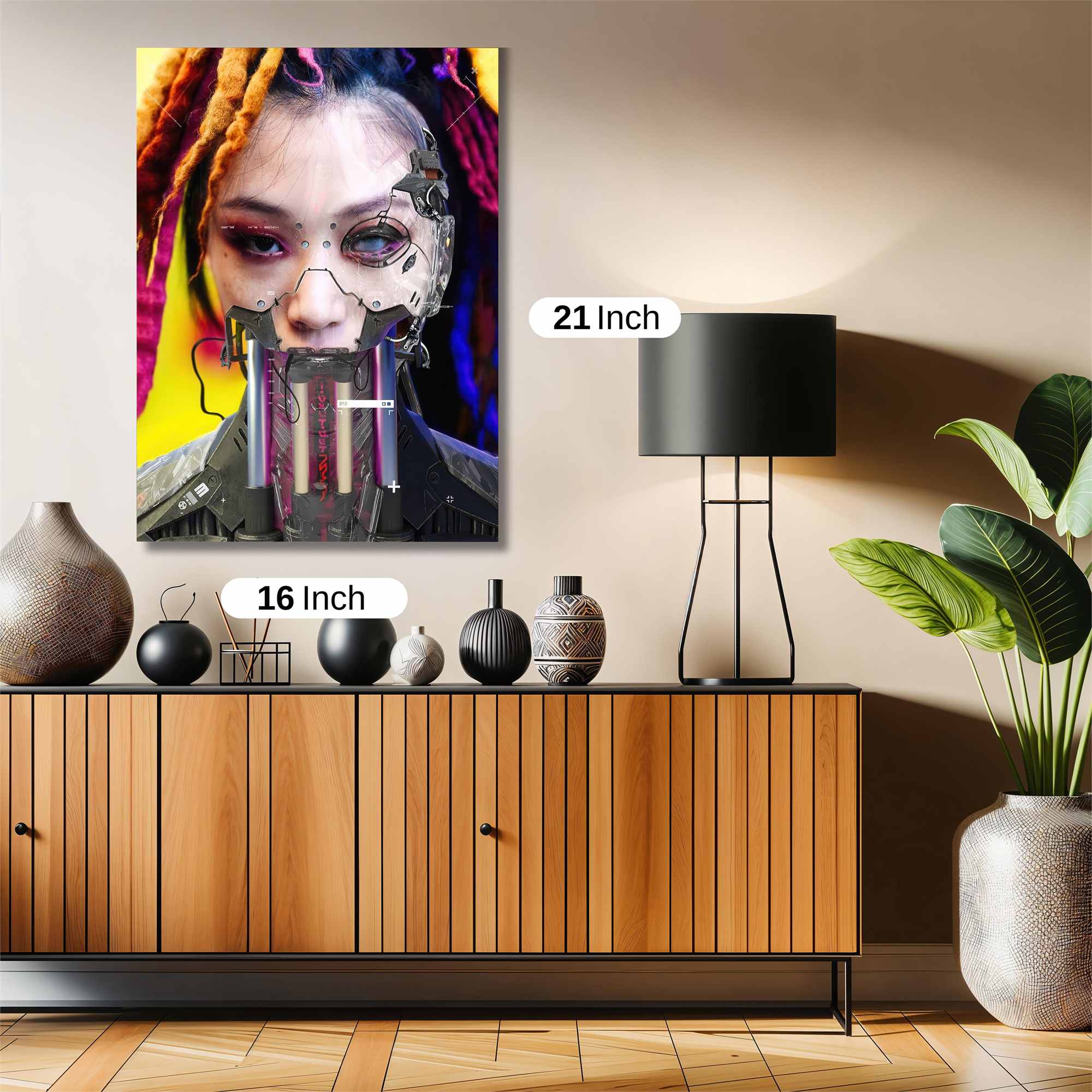 Cyberpunk Fusion Safe Wall Magnetic / M