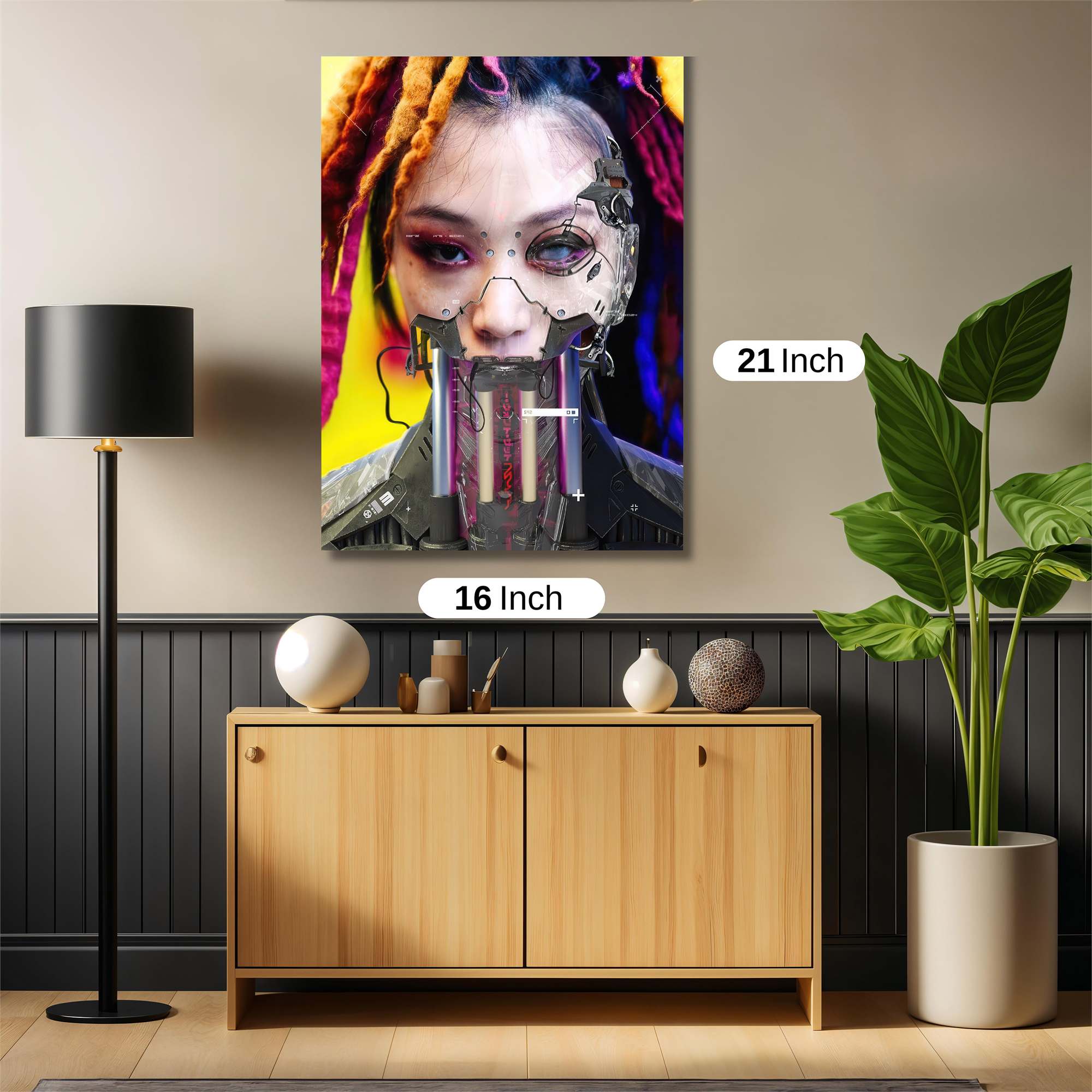 Cyberpunk Fusion Safe Wall Magnetic / M