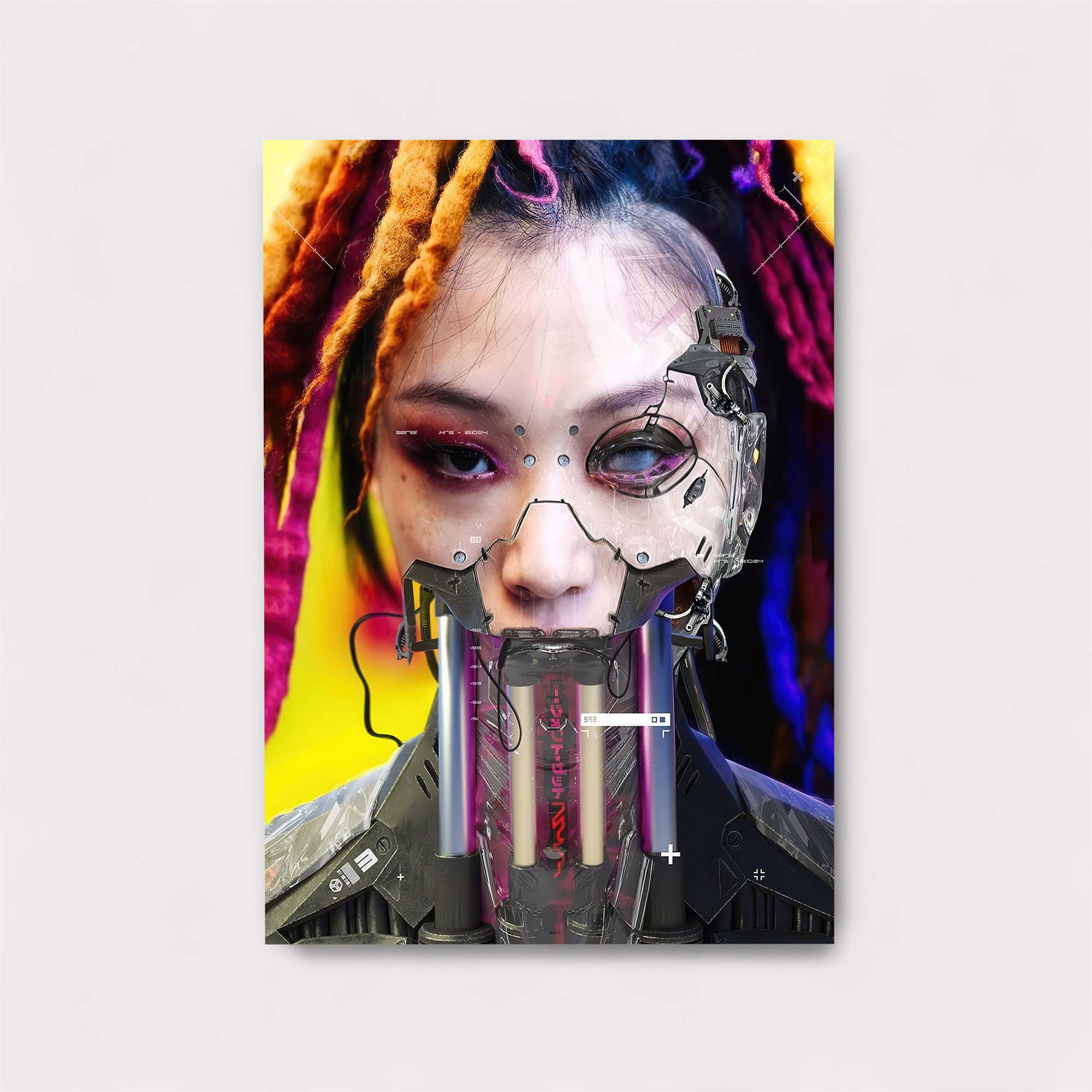 Cyberpunk Fusion Safe Wall Magnetic / M