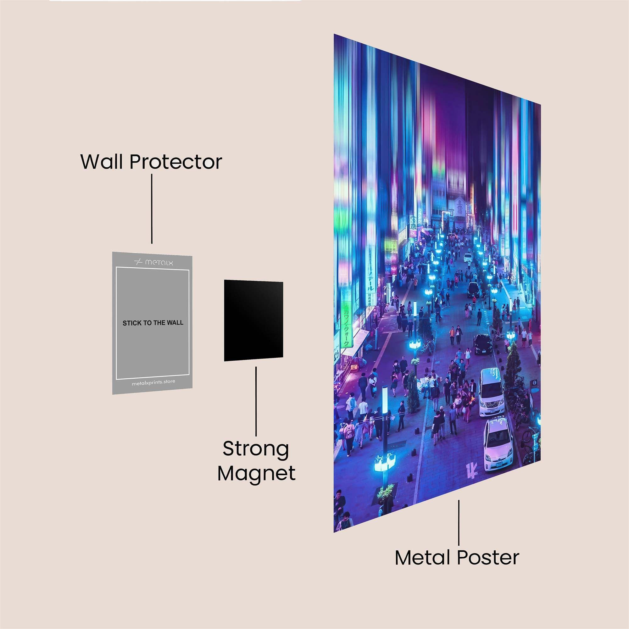 Tokyo Dreamscape Safe Wall Magnetic / M