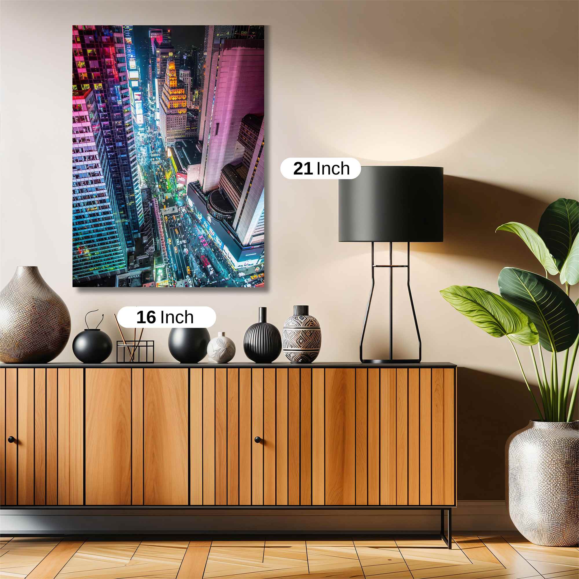 TimesSquareVibrant Safe Wall Magnetic / M