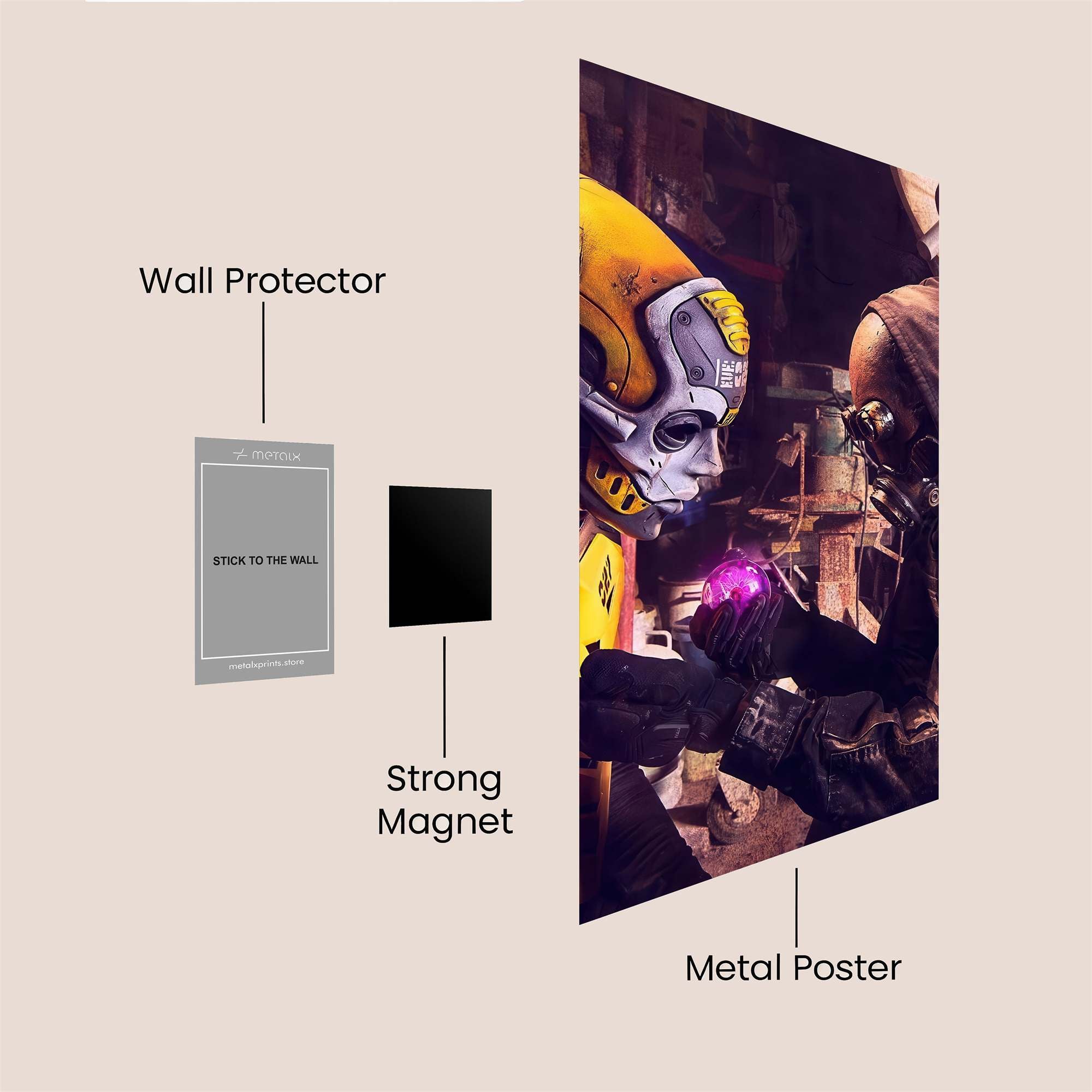 Neon Conspirators Safe Wall Magnetic / M