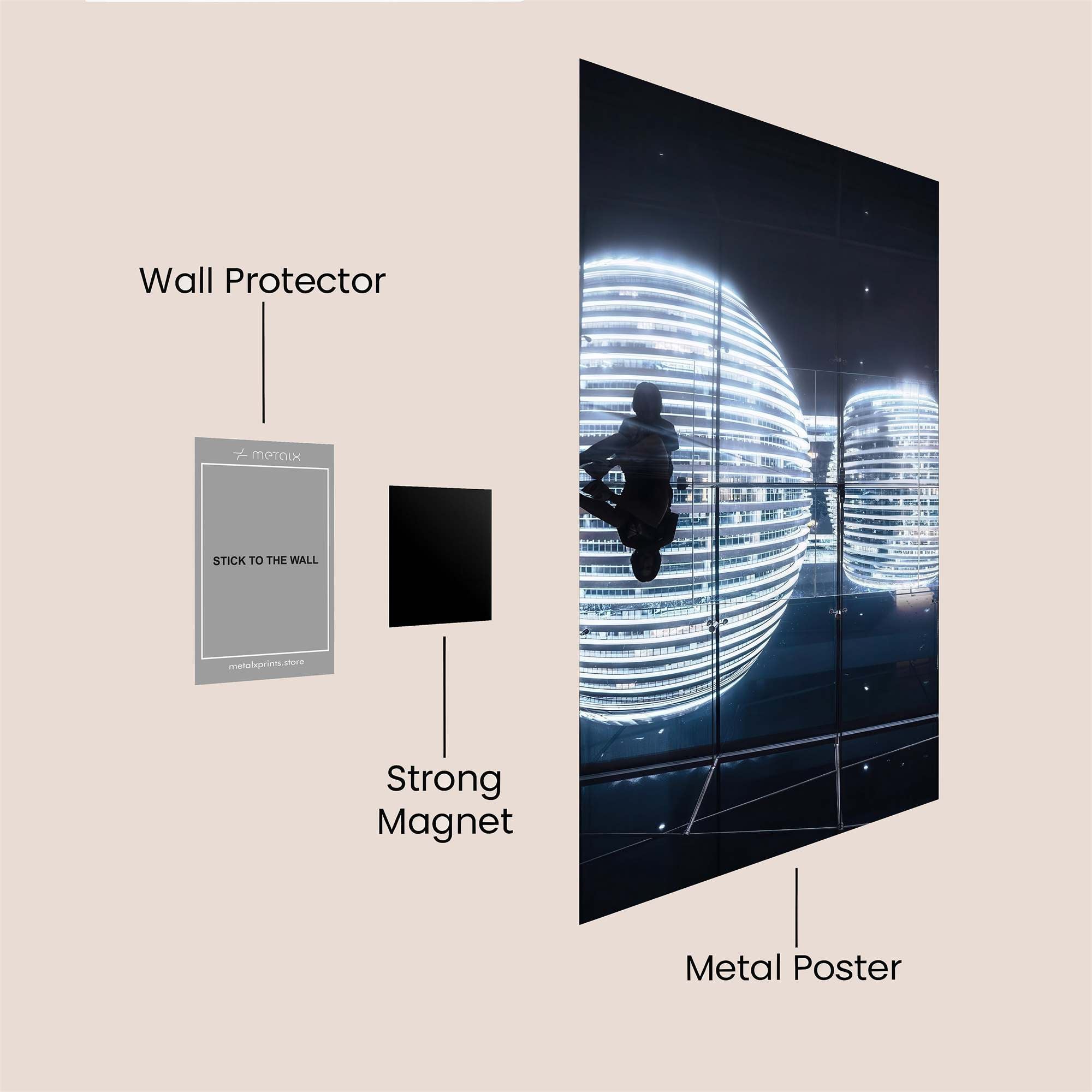 Sphere Enigma Safe Wall Magnetic / M