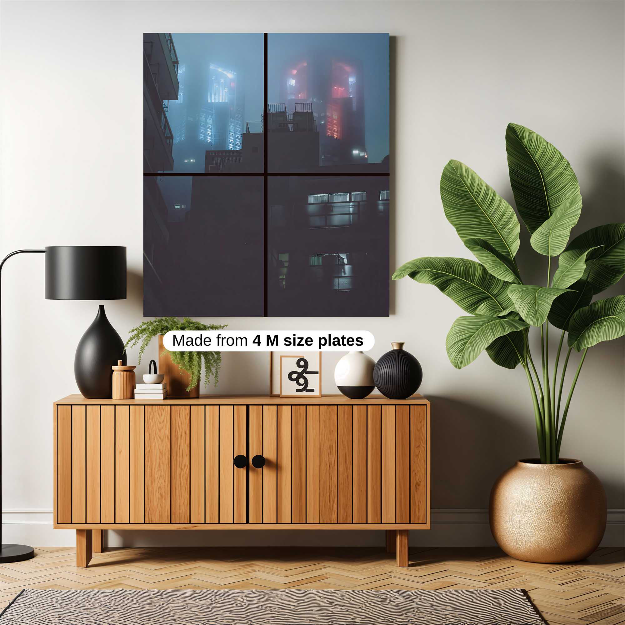 Neon Twilight Safe Wall Magnetic / M