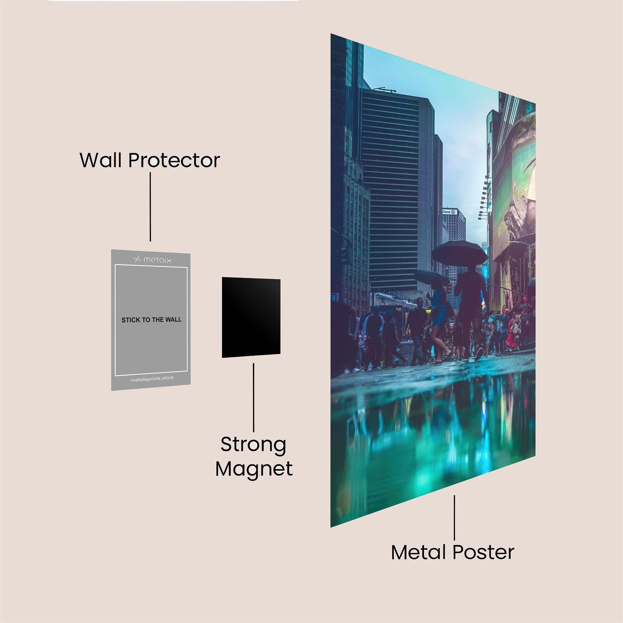 City Dream Safe Wall Magnetic / M