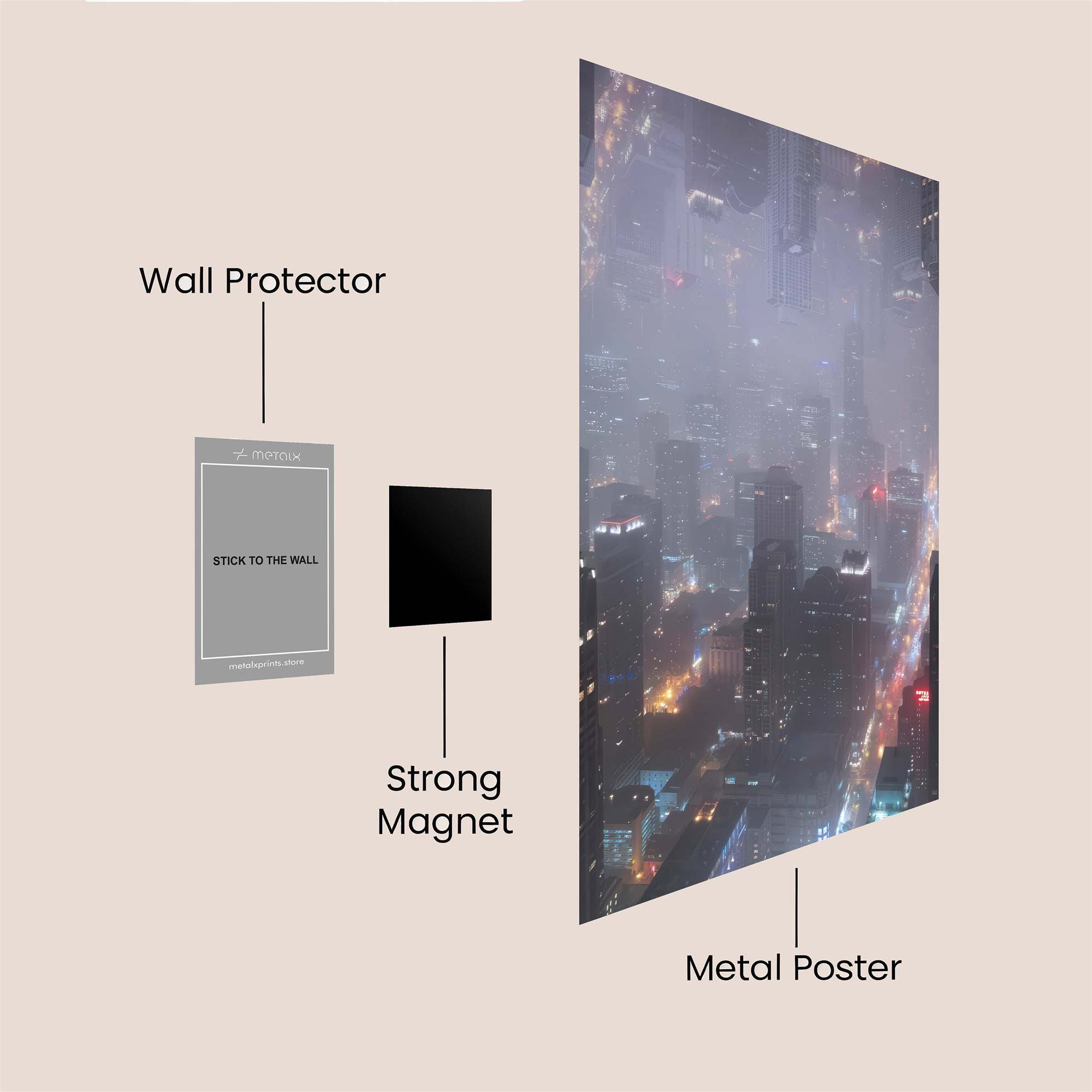 City Enigma Safe Wall Magnetic / M