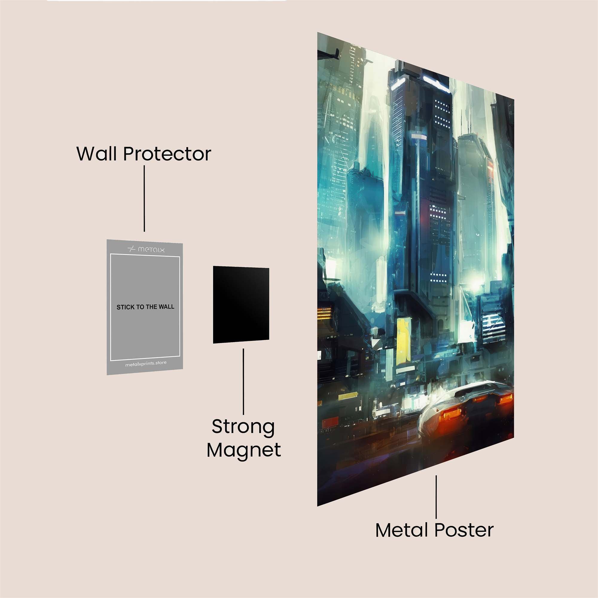Cyberpunk Enigma Safe Wall Magnetic / M