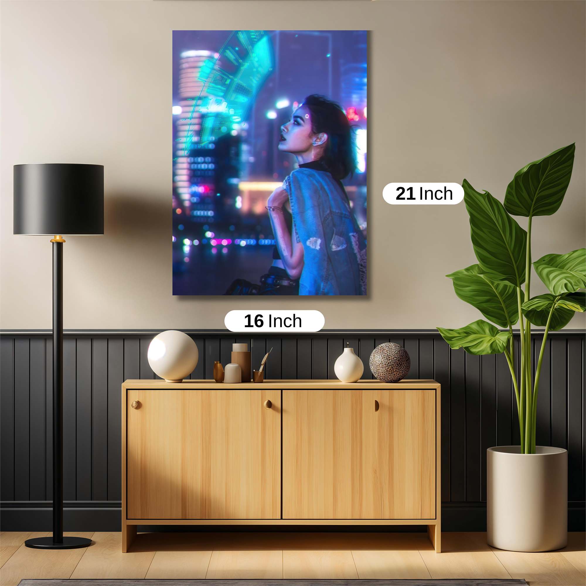 Cyber Serenity Safe Wall Magnetic / M