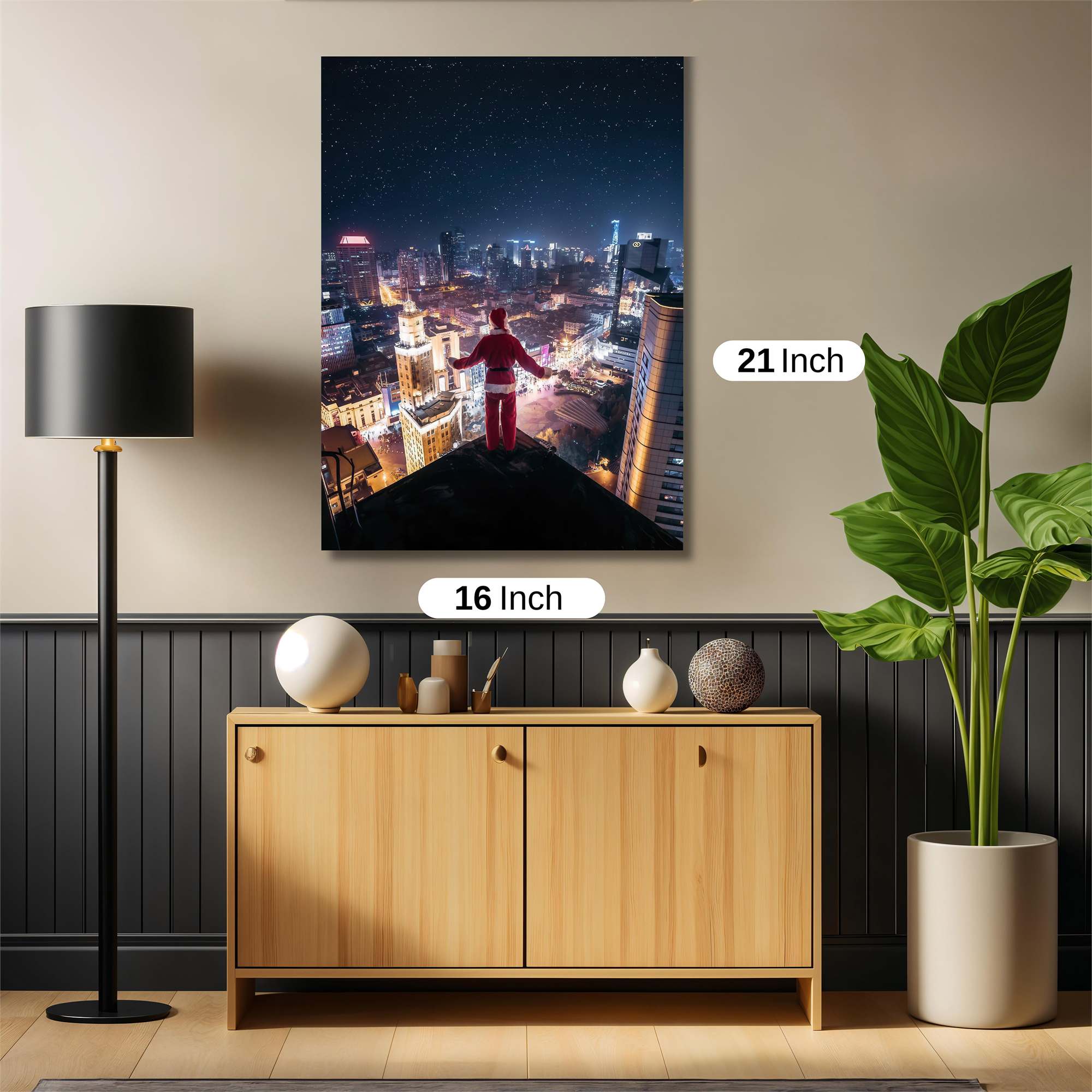 Santa's Leap Safe Wall Magnetic / M