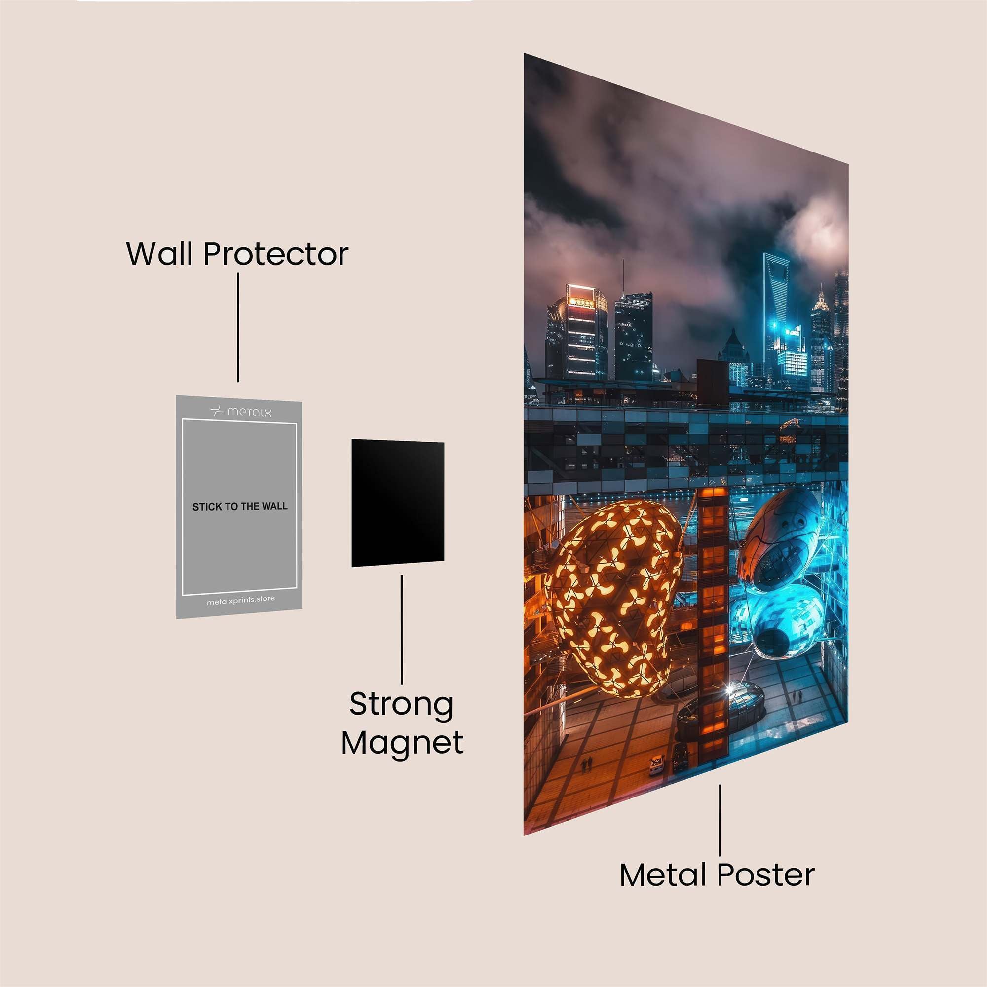 Shanghai Serenity Safe Wall Magnetic / M