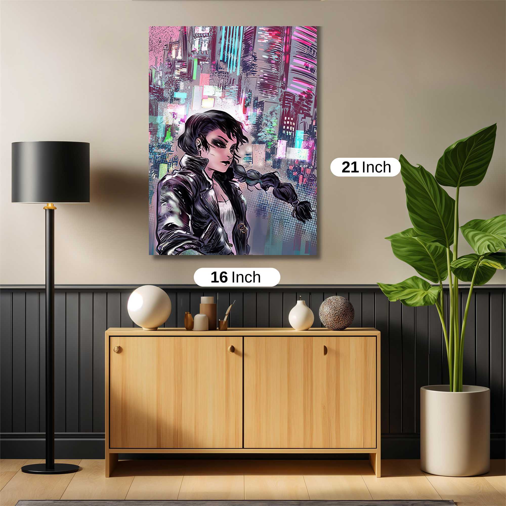 Cyberpunk Reverie Safe Wall Magnetic / M