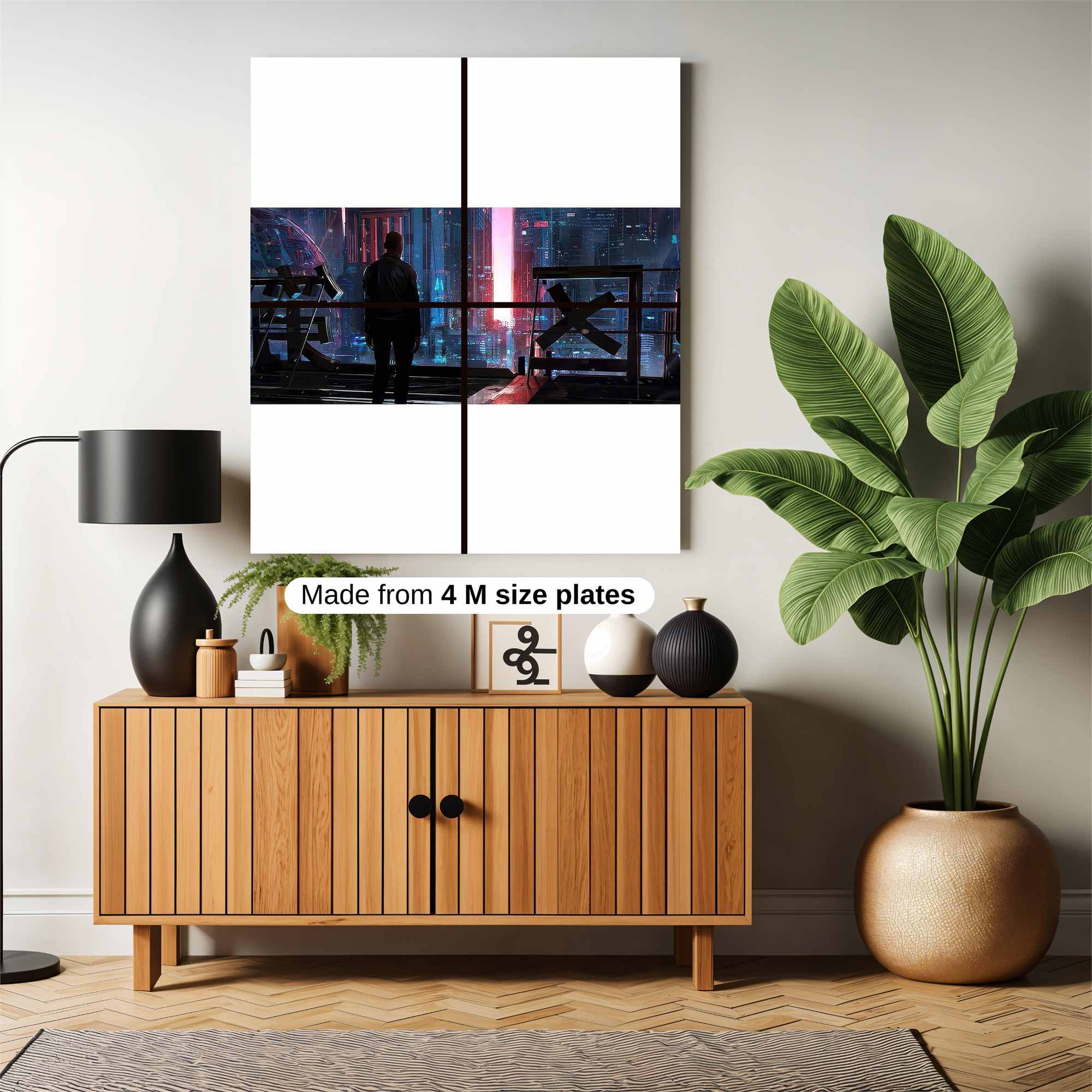 Cyberpunk Solitude Safe Wall Magnetic / M