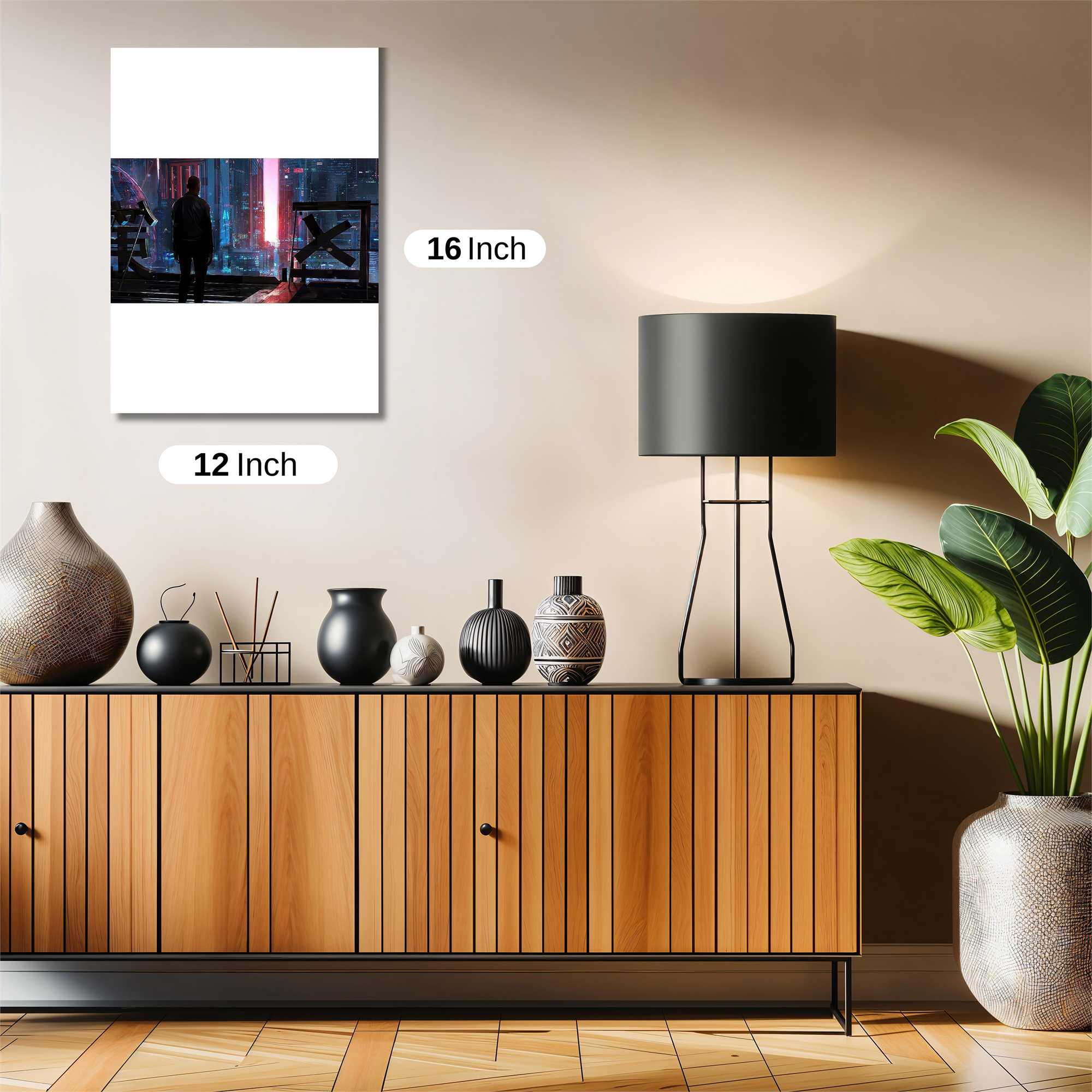 Cyberpunk Solitude Safe Wall Magnetic / M