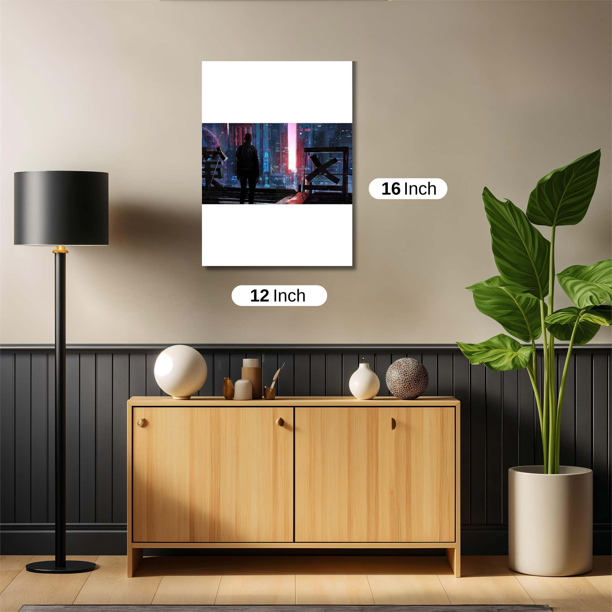 Cyberpunk Solitude Safe Wall Magnetic / M