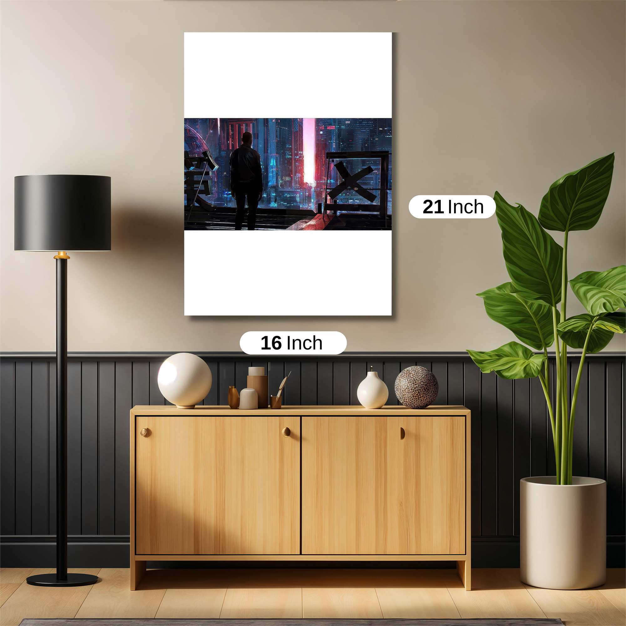 Cyberpunk Solitude Safe Wall Magnetic / M