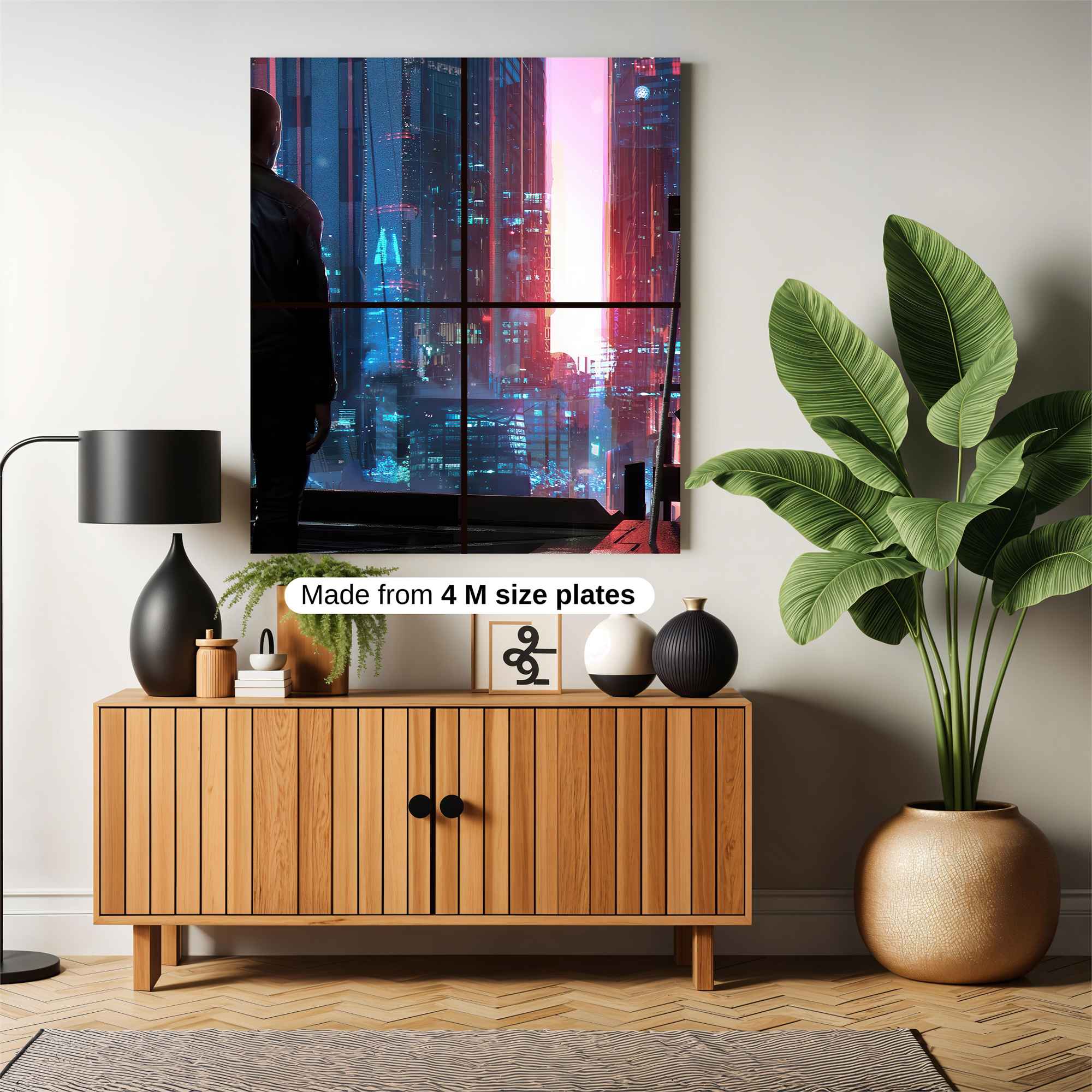 Cyberpunk Solitude Safe Wall Magnetic / M