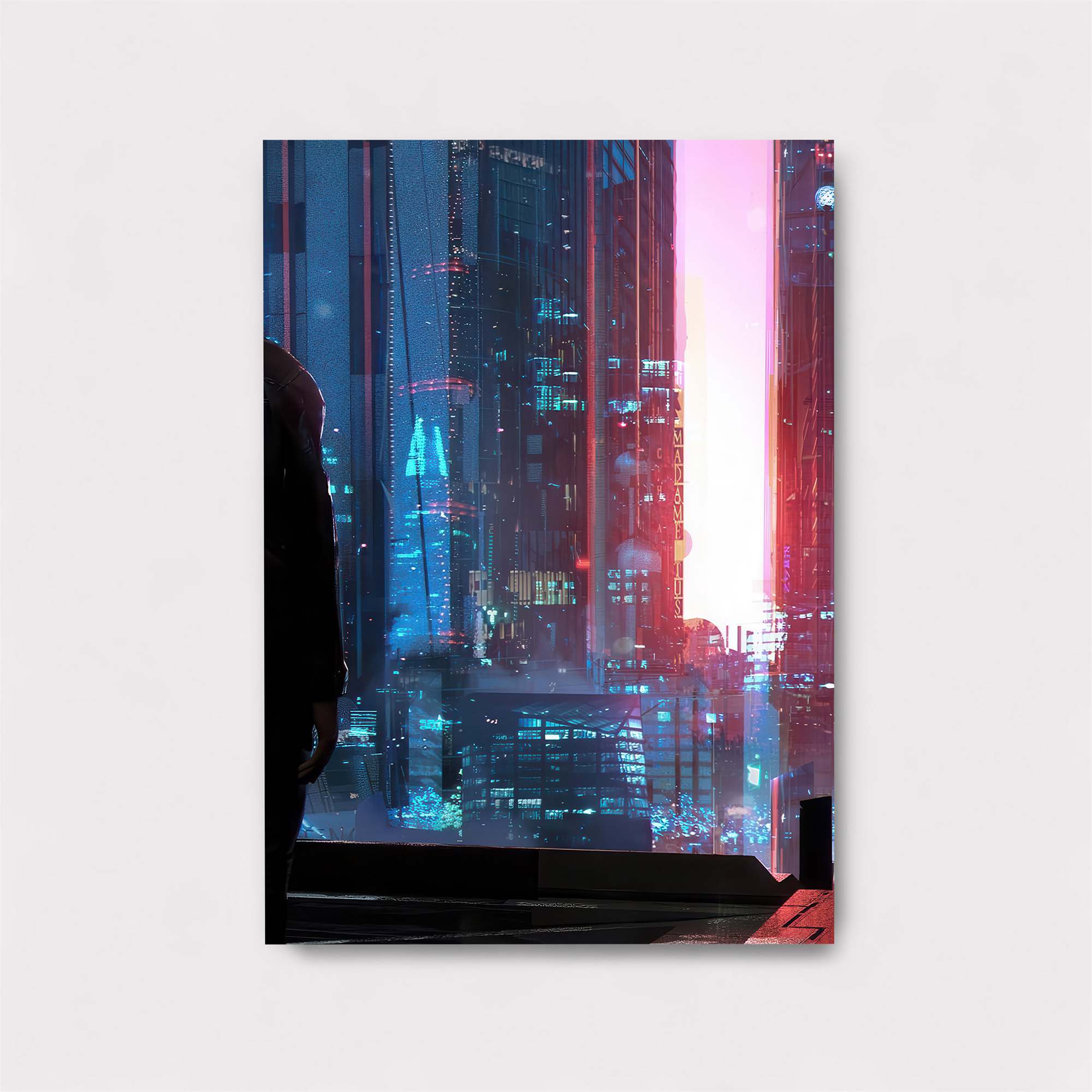 Cyberpunk Solitude Safe Wall Magnetic / M
