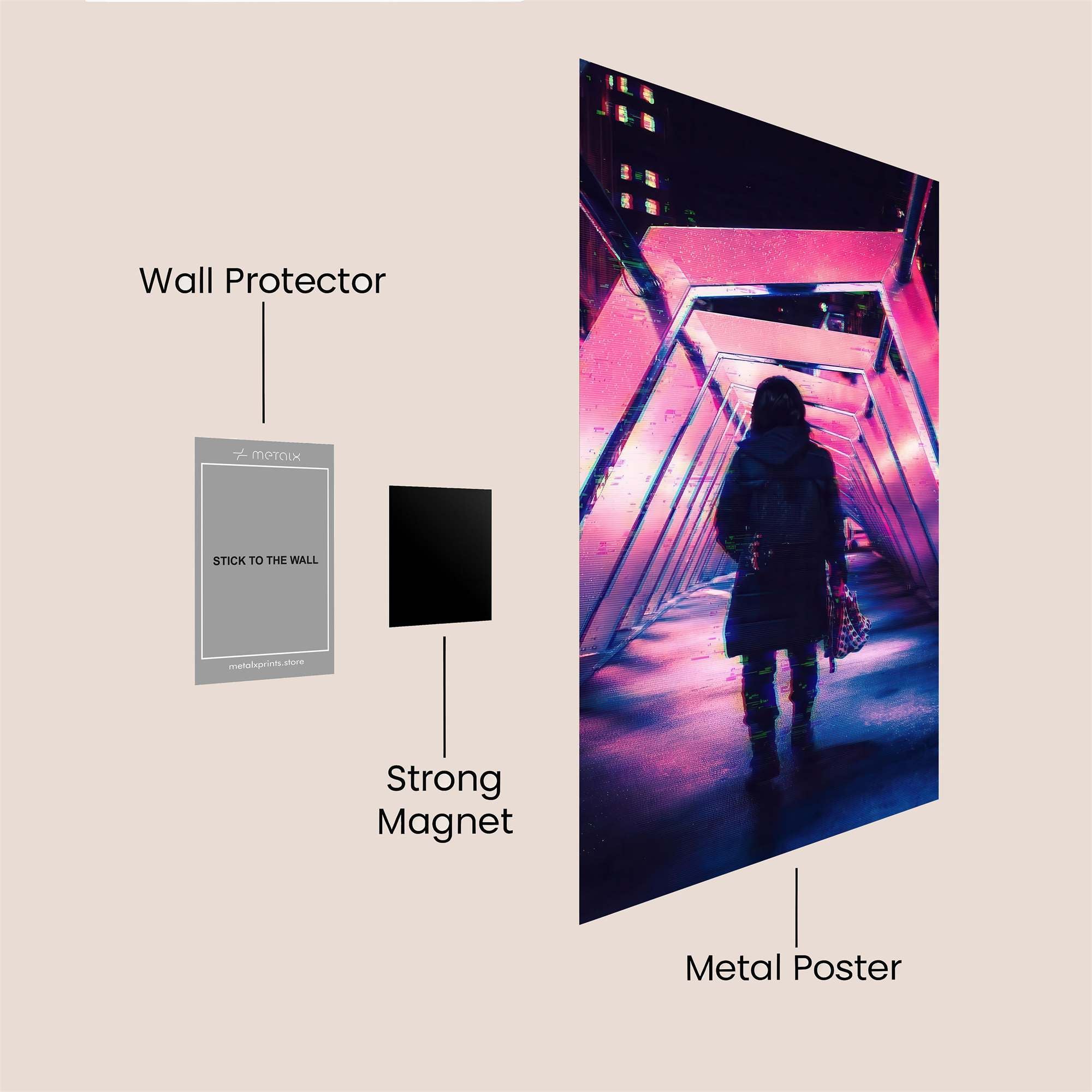 Neon Odyssey Safe Wall Magnetic / M