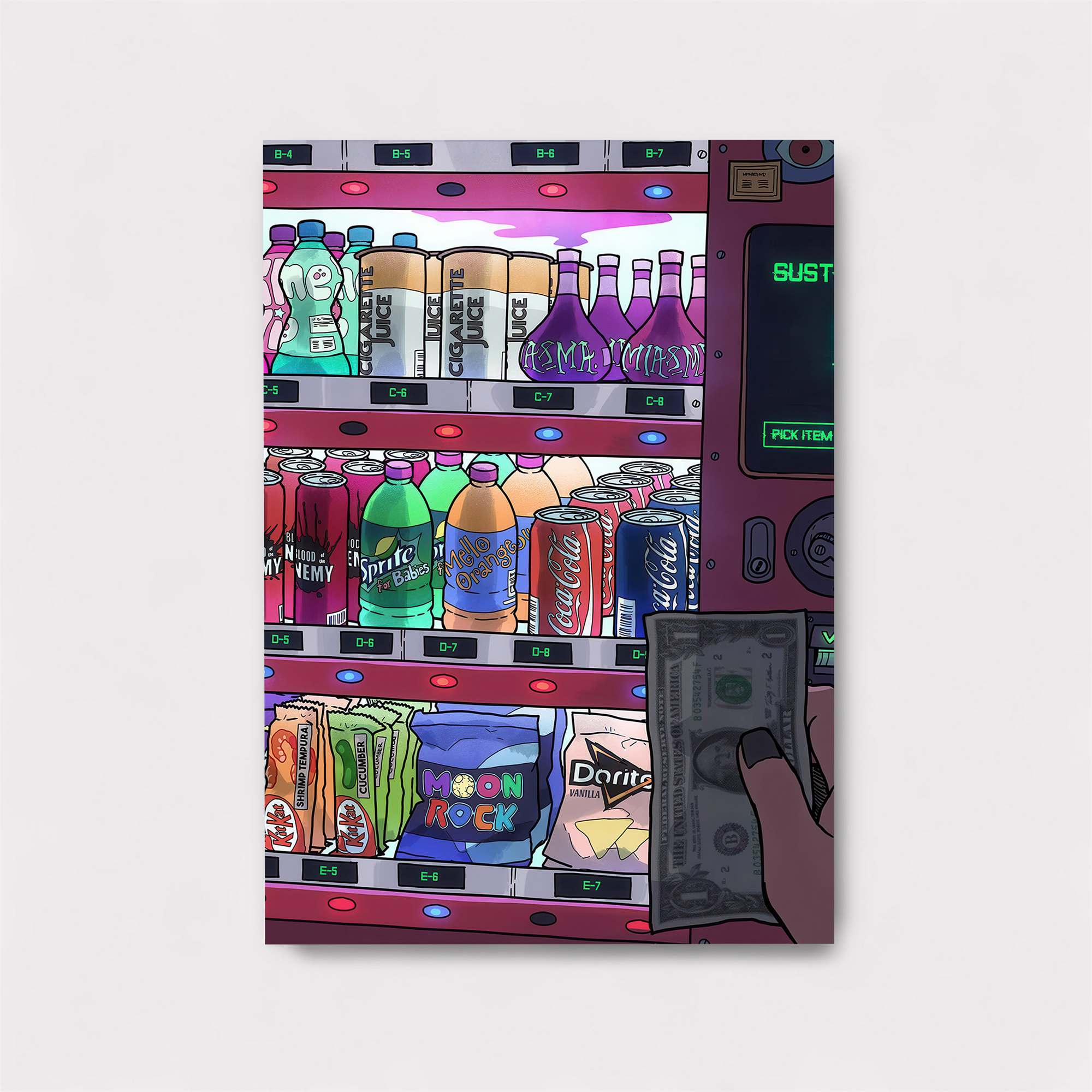 Vending Delight Safe Wall Magnetic / M