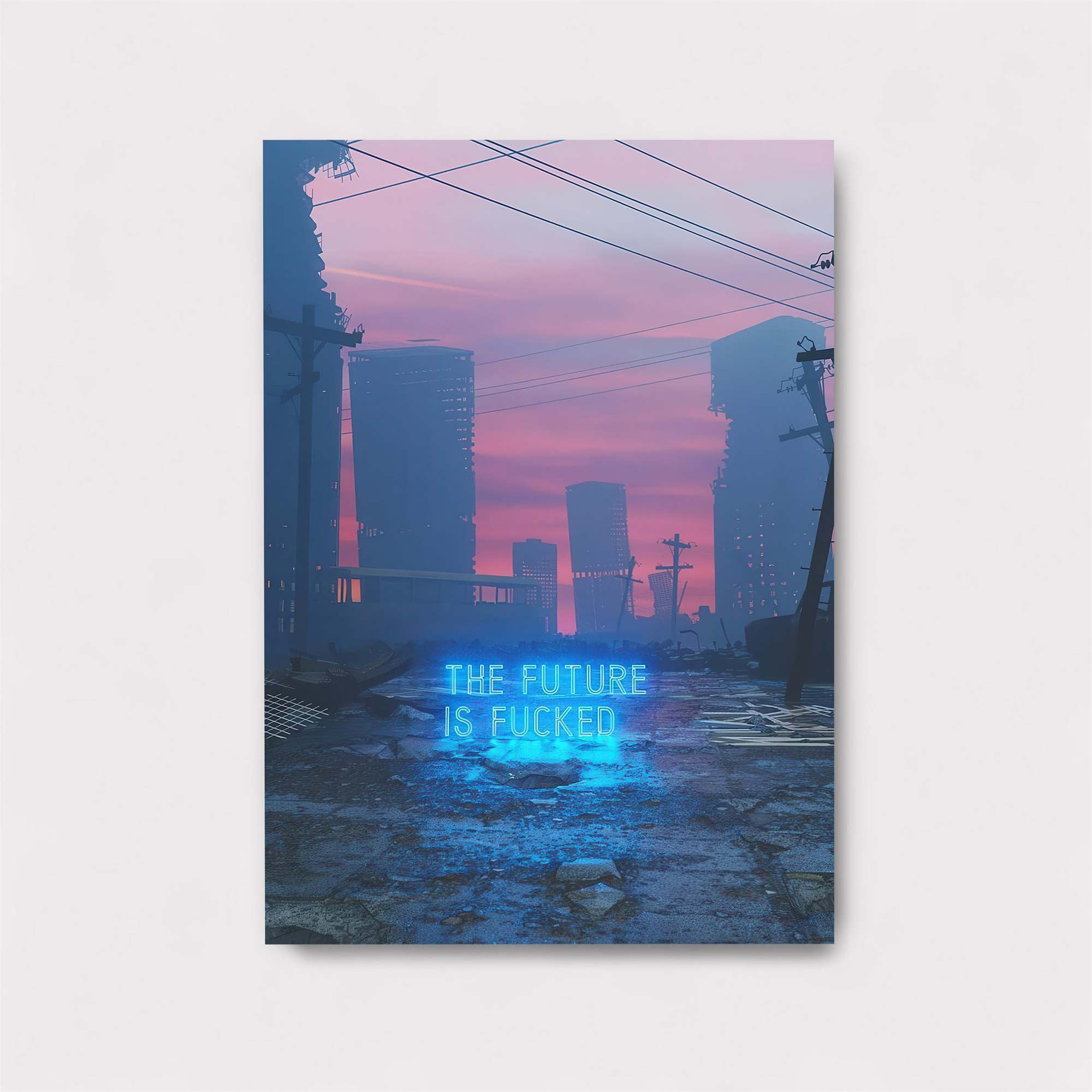 Dystopian Dawn Safe Wall Magnetic / M