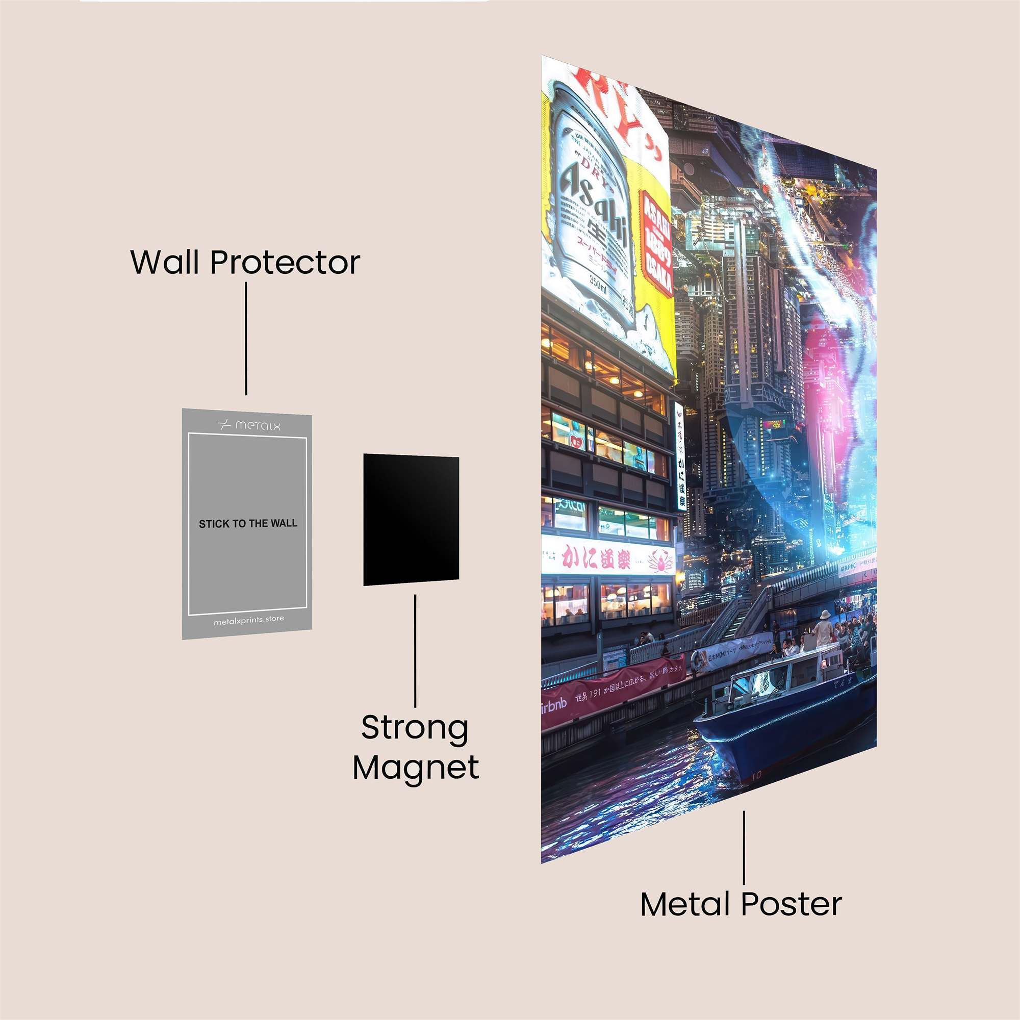 Neon Victory Safe Wall Magnetic / M