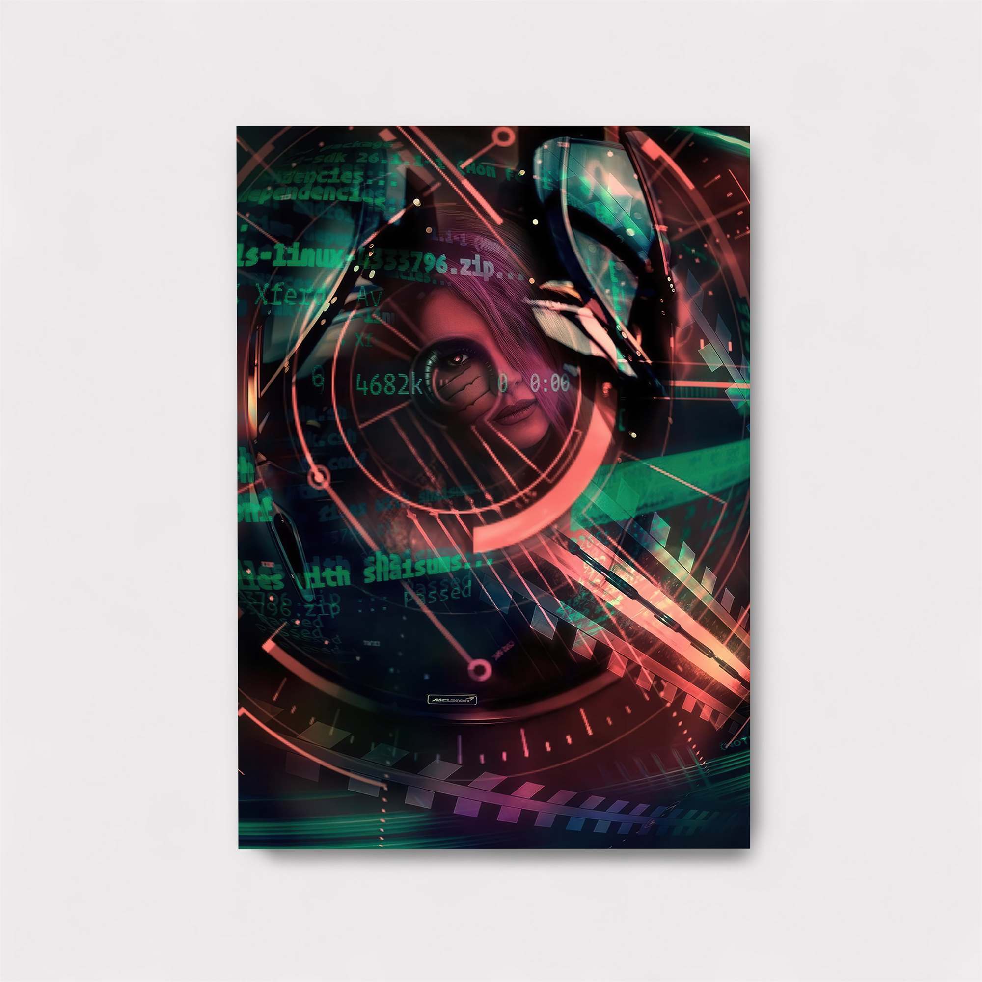 Butterfly Cyberpunk Safe Wall Magnetic / M