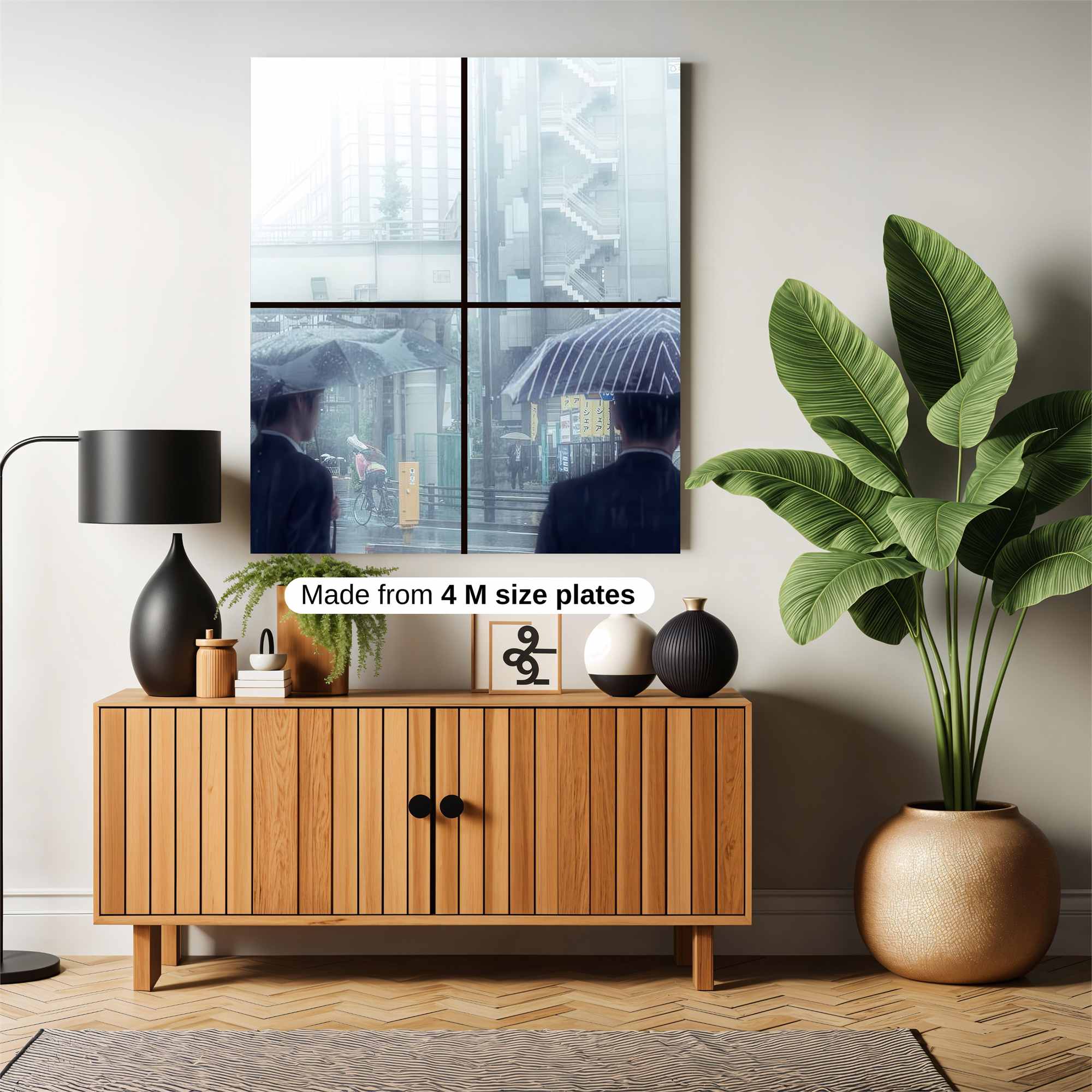 Rainy Departure Safe Wall Magnetic / M