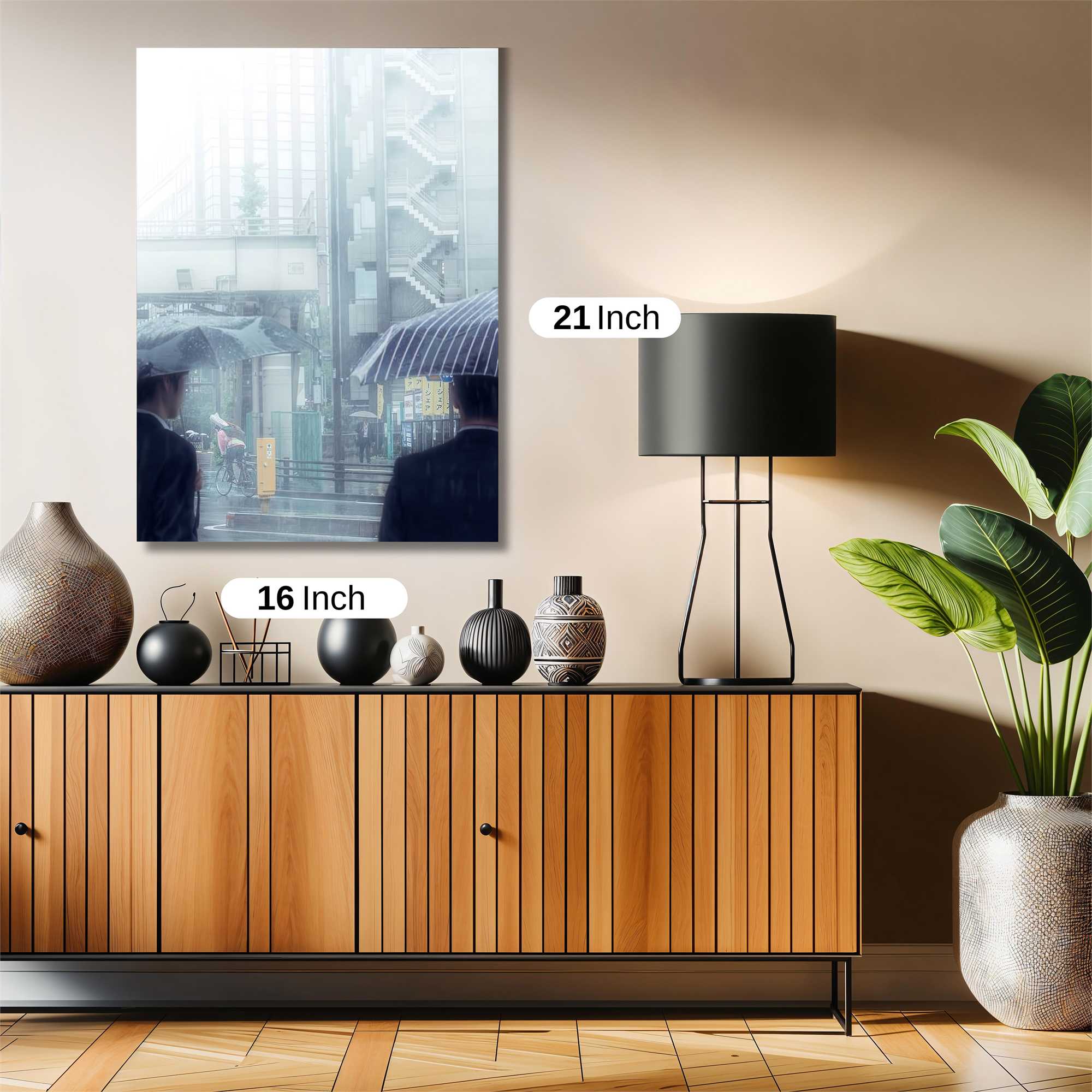 Rainy Departure Safe Wall Magnetic / M