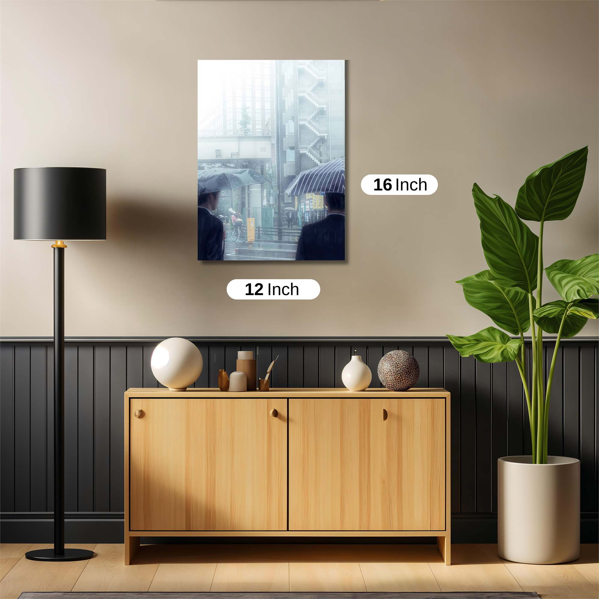 Rainy Departure Safe Wall Magnetic / M