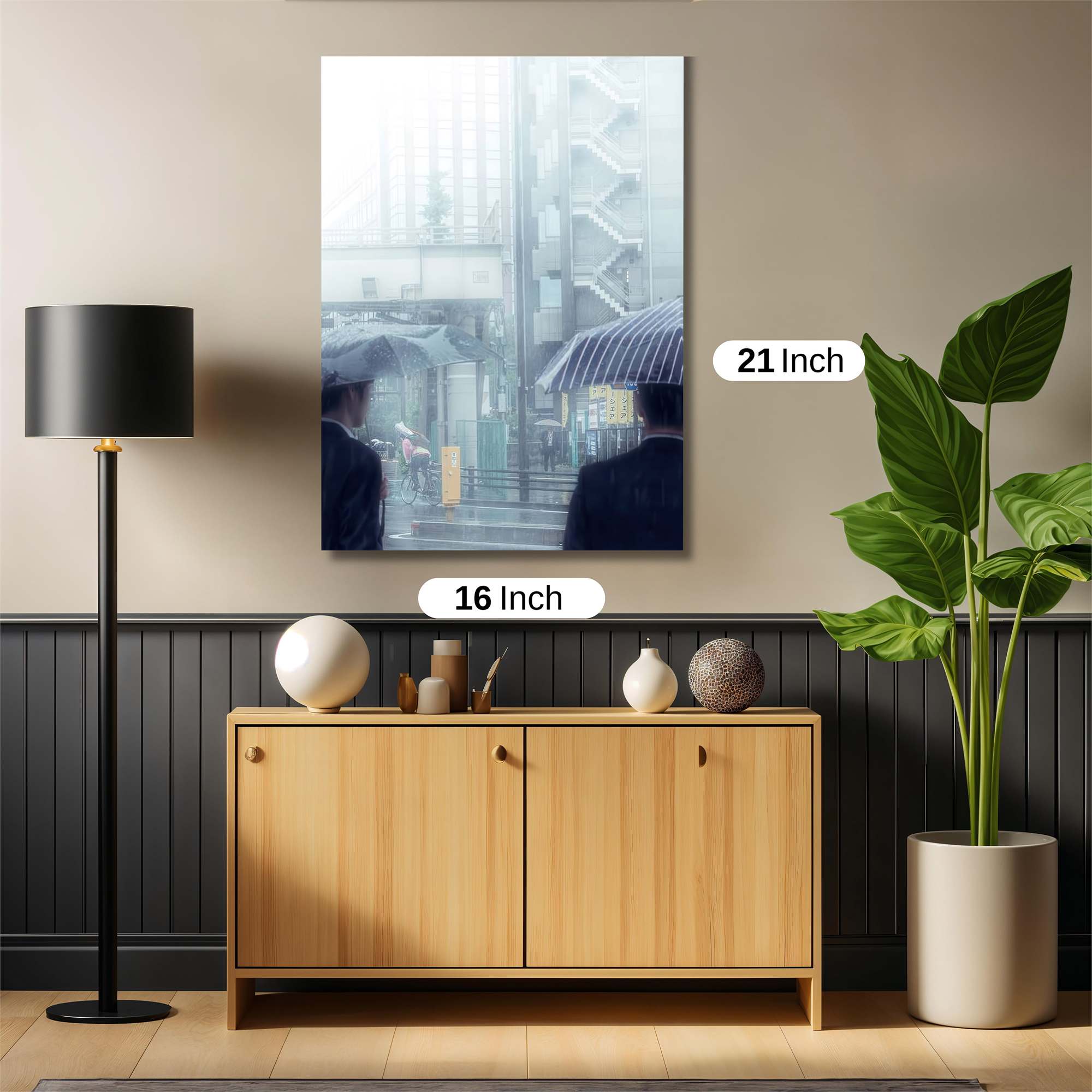 Rainy Departure Safe Wall Magnetic / M