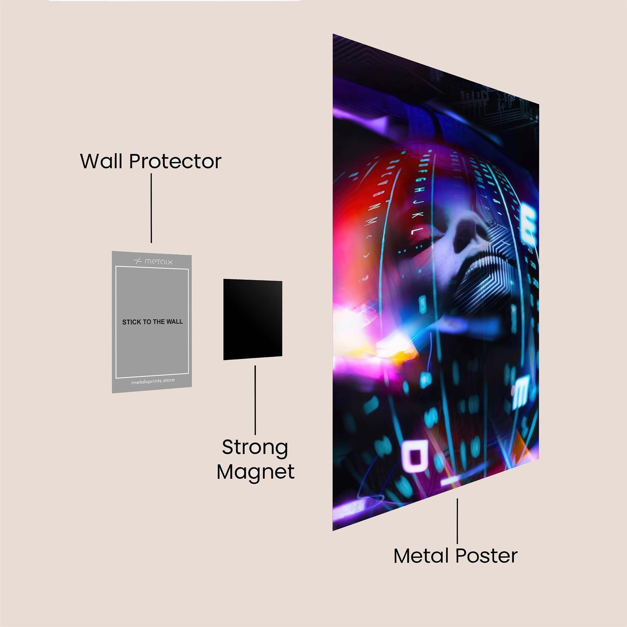 Cyber Dream Safe Wall Magnetic / M