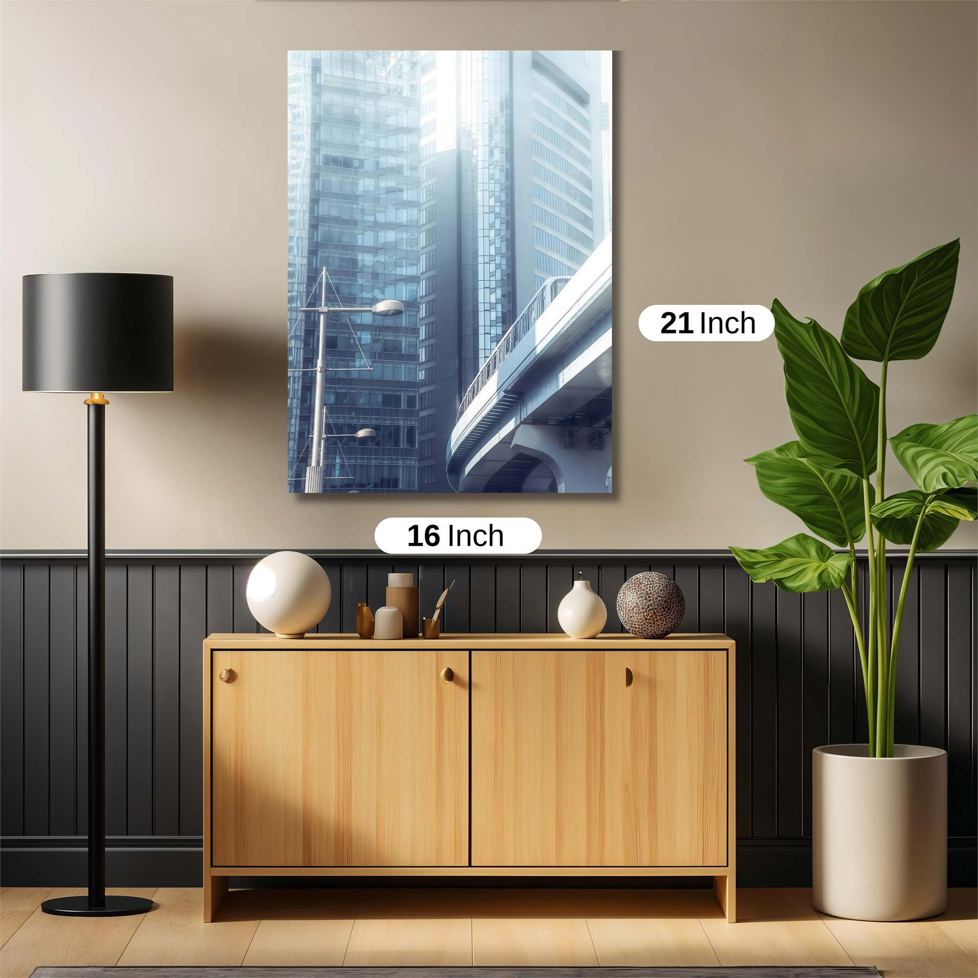 Skyline Serenity Safe Wall Magnetic / M