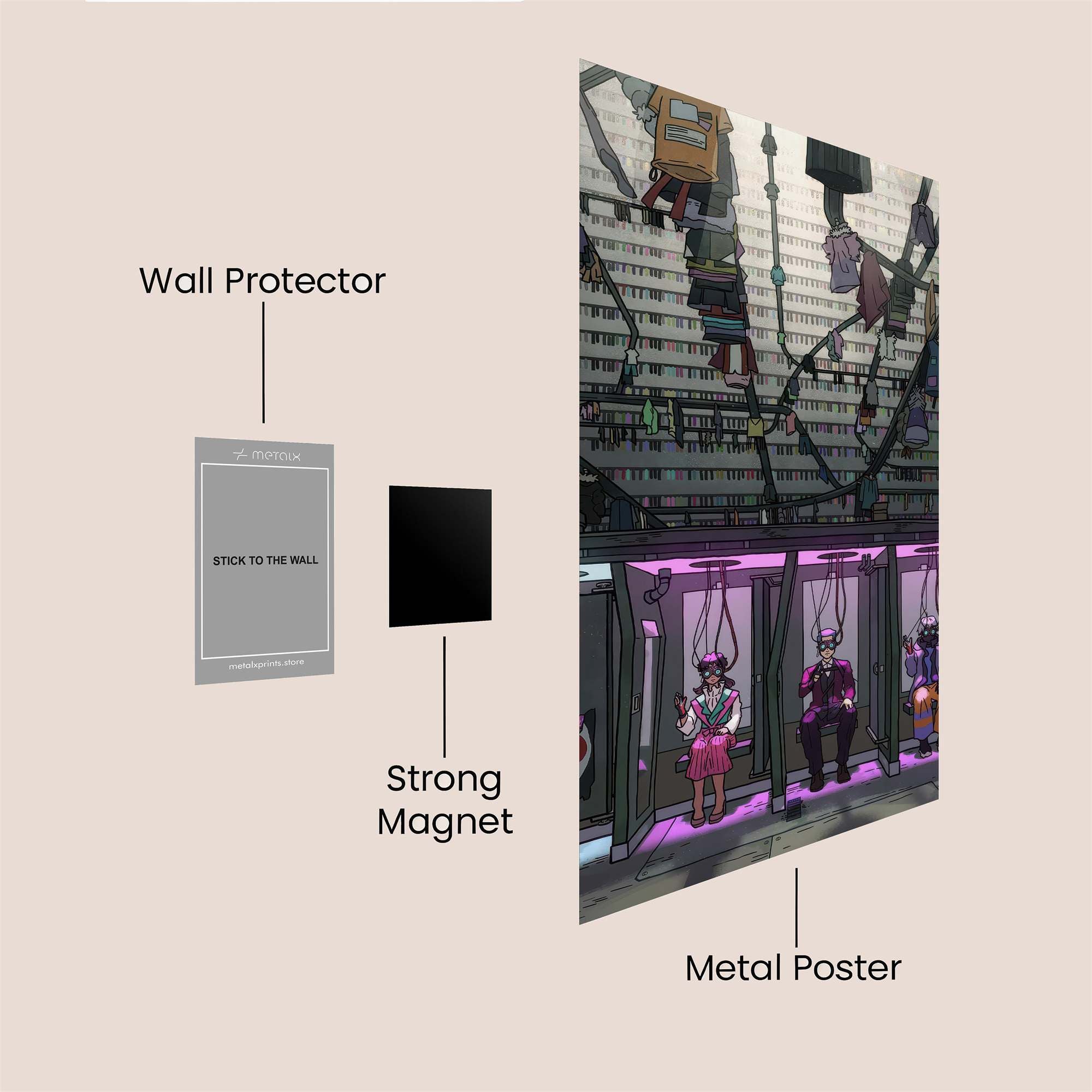 Fashion Dystopia Safe Wall Magnetic / M