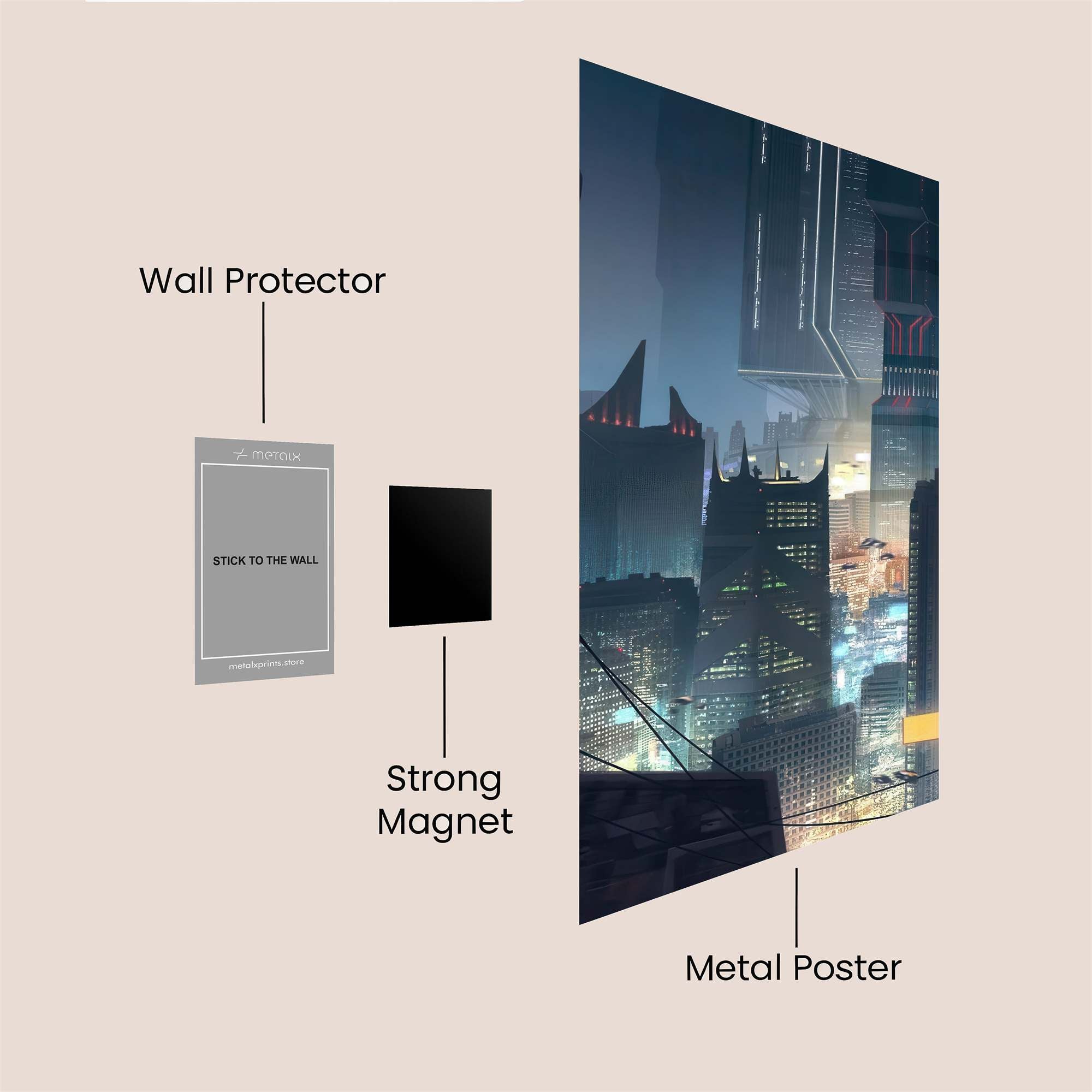 Cyberpunk Serenity Safe Wall Magnetic / M