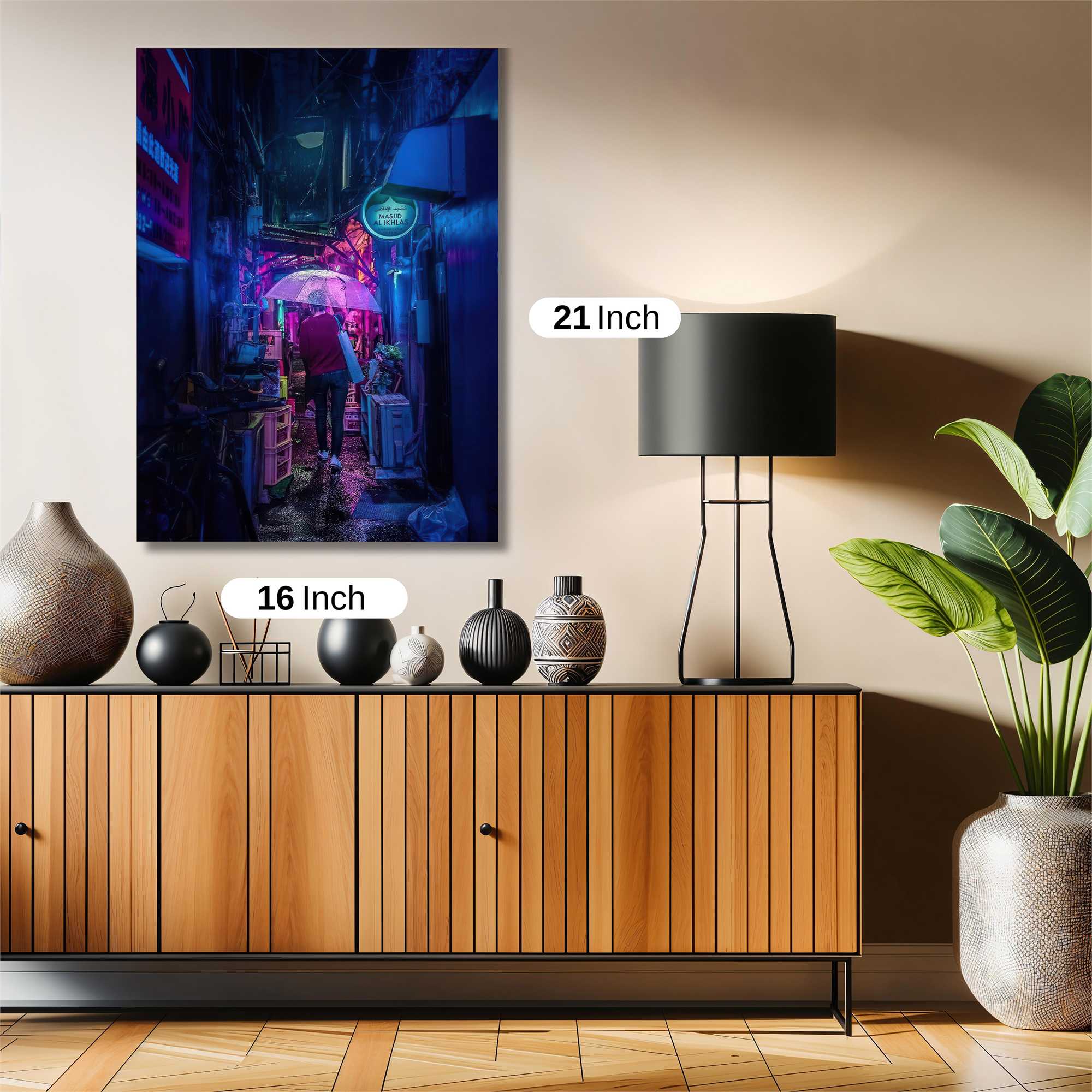 Neon Solitude Safe Wall Magnetic / M