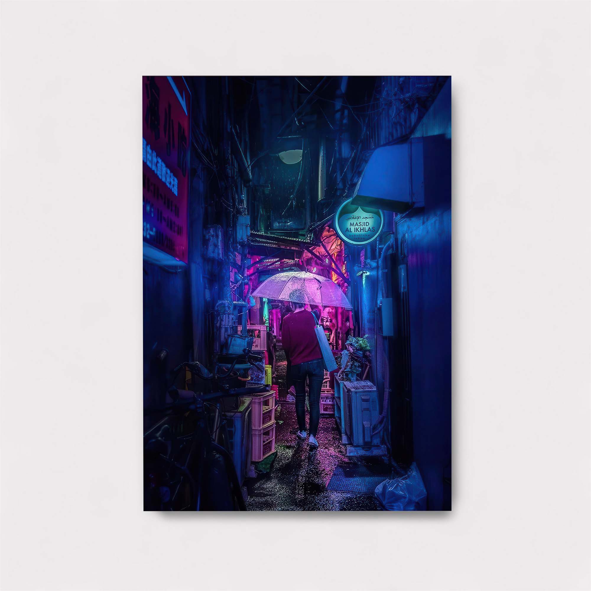 Neon Solitude Safe Wall Magnetic / M