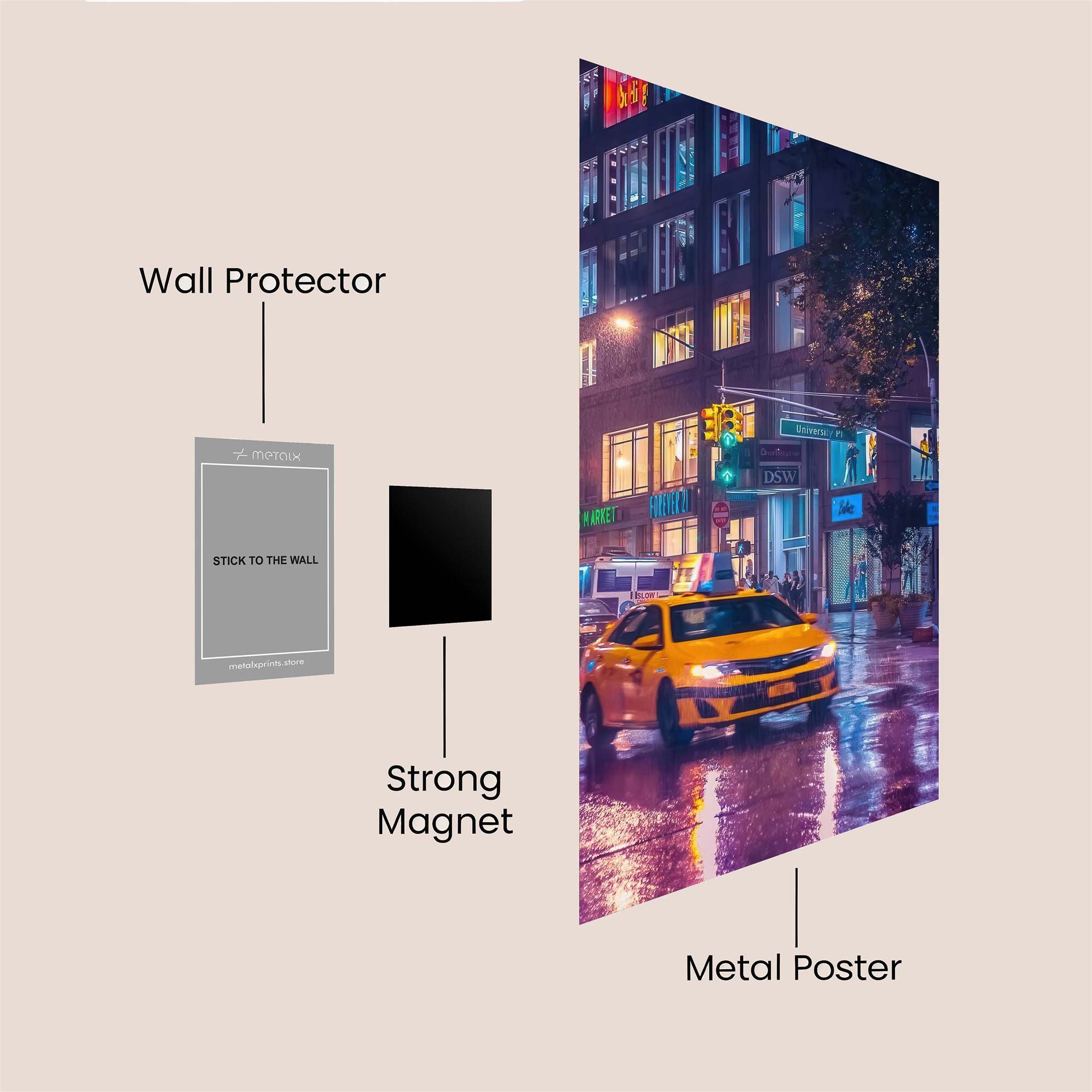 City Pulse Safe Wall Magnetic / M