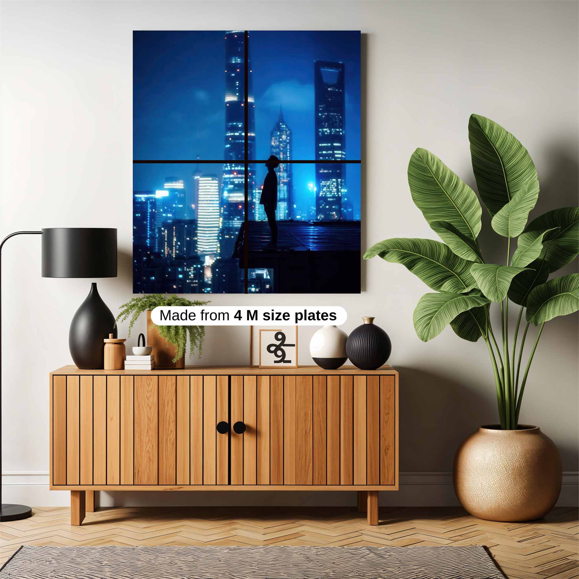 Shanghai Silhouette Safe Wall Magnetic / M